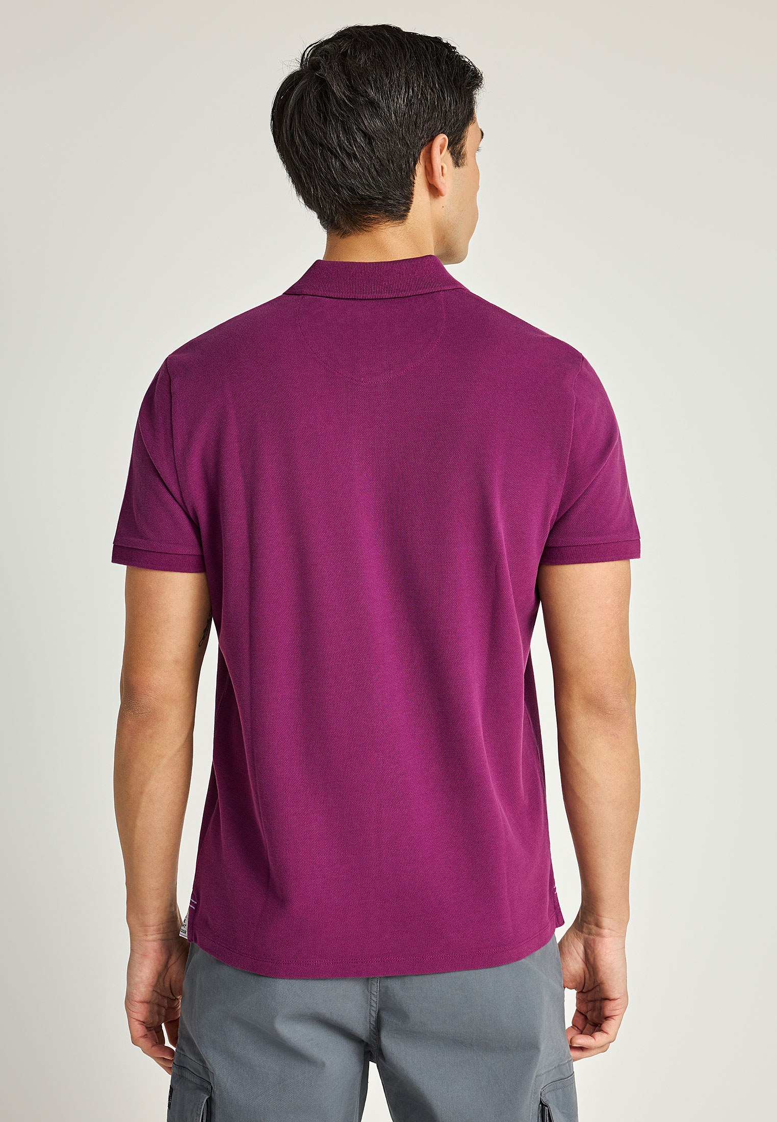 Men's Polo Shirts Funky Buddha Purple