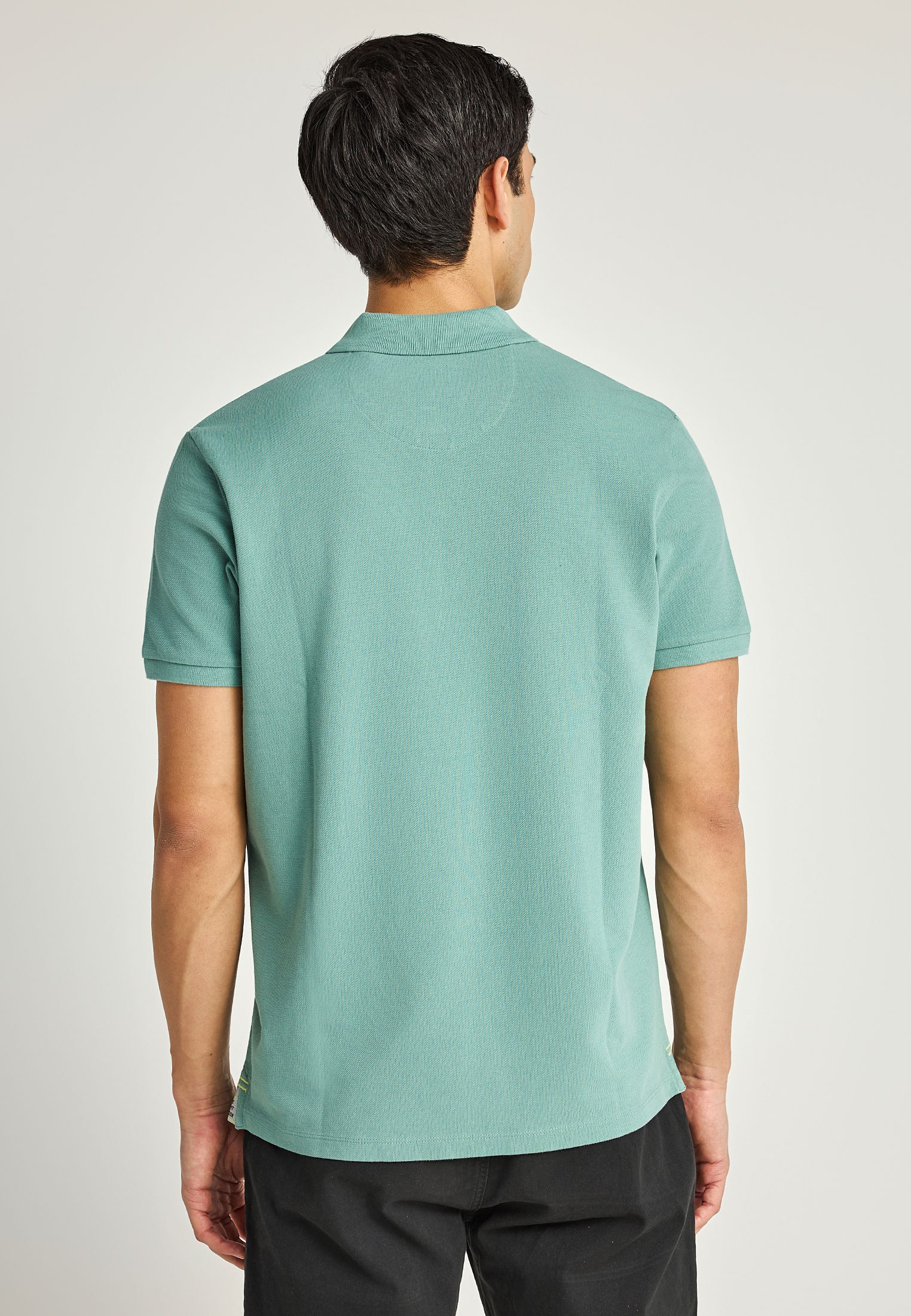 Men's Polo Shirts Funky Buddha Green