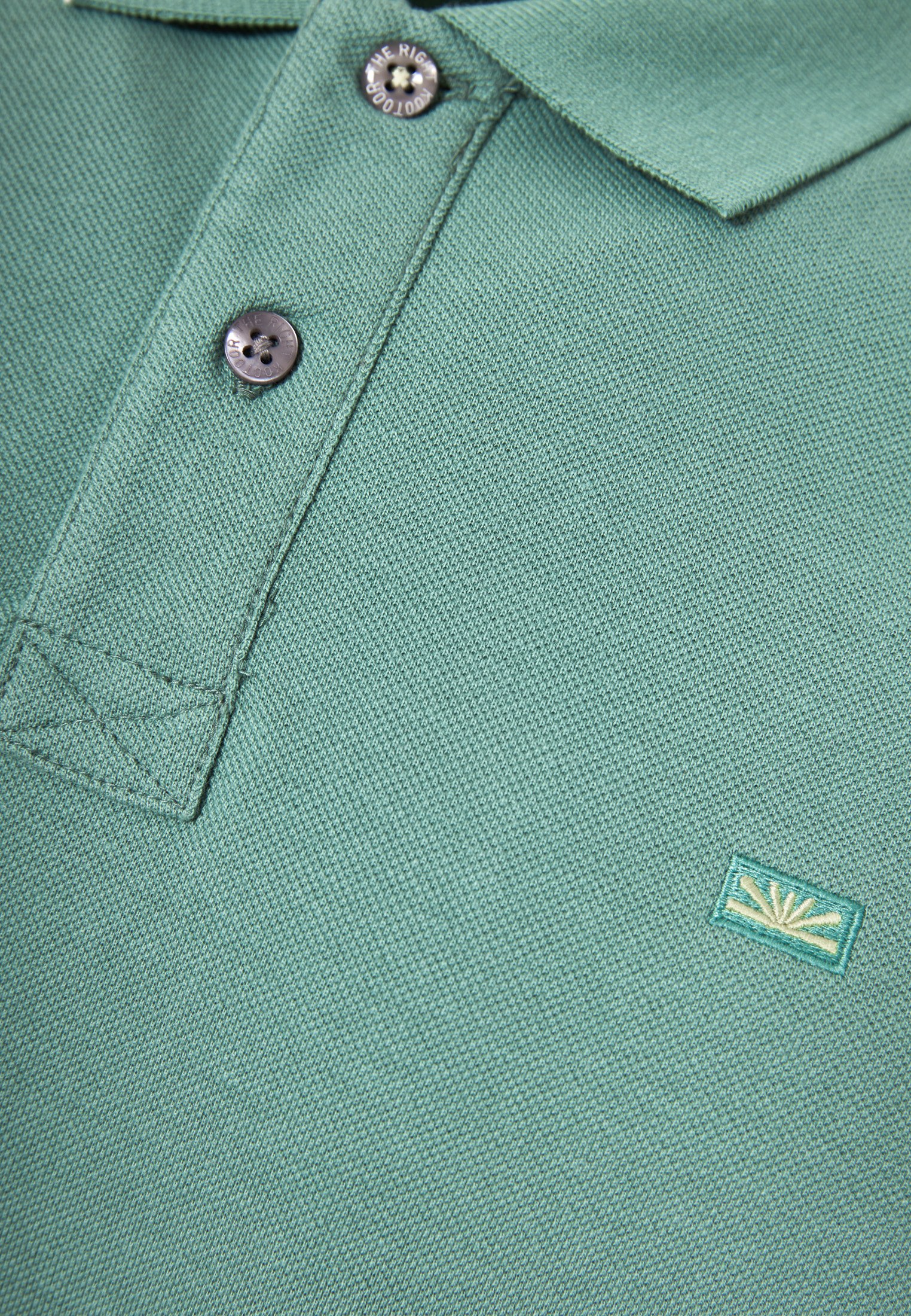 Men's Polo Shirts Funky Buddha Green