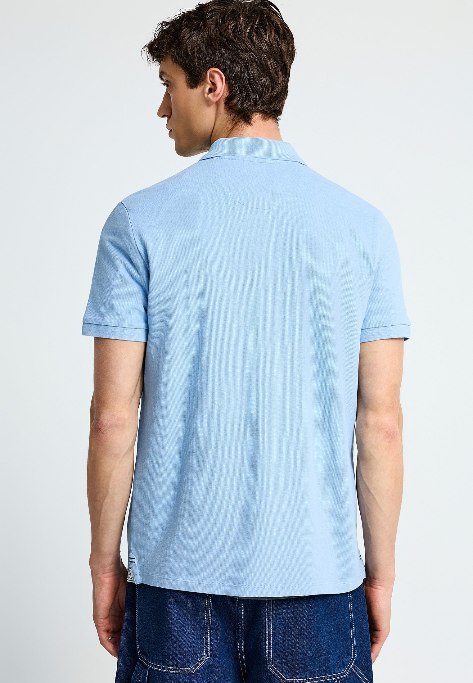 Men's Polo Shirts Funky Buddha Blue