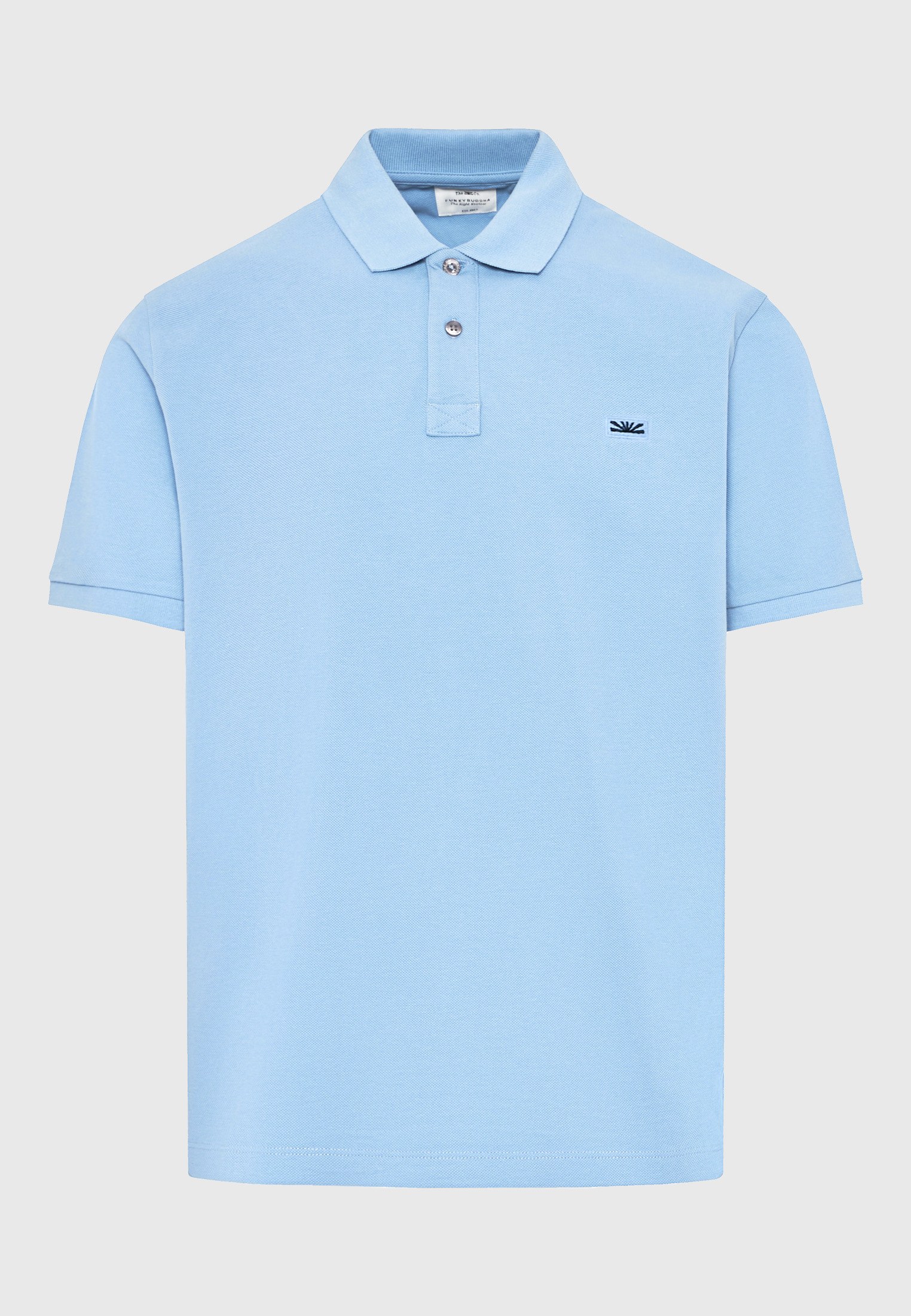 Men's Polo Shirts Funky Buddha Blue