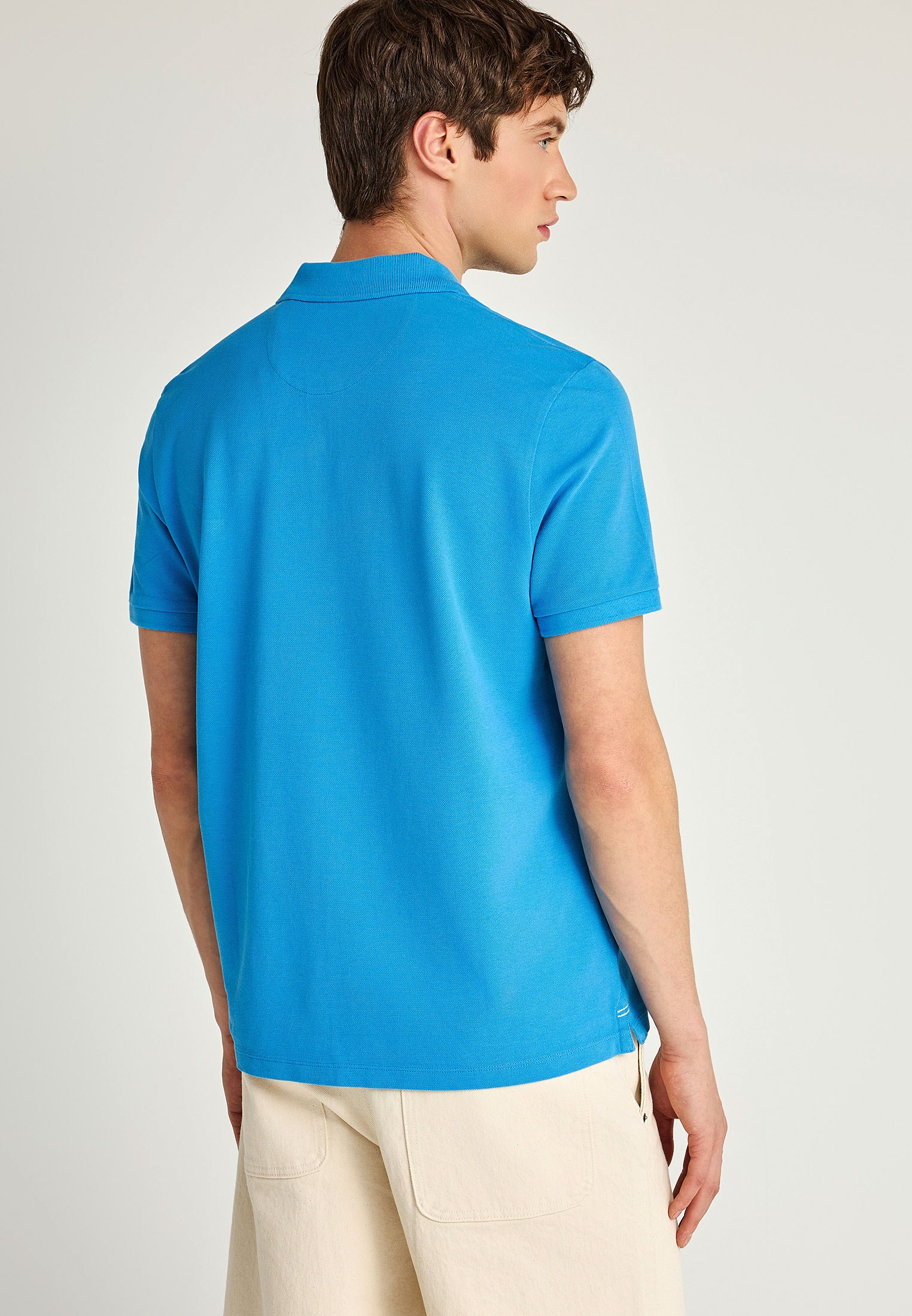 Men's Polo Shirts Funky Buddha Blue