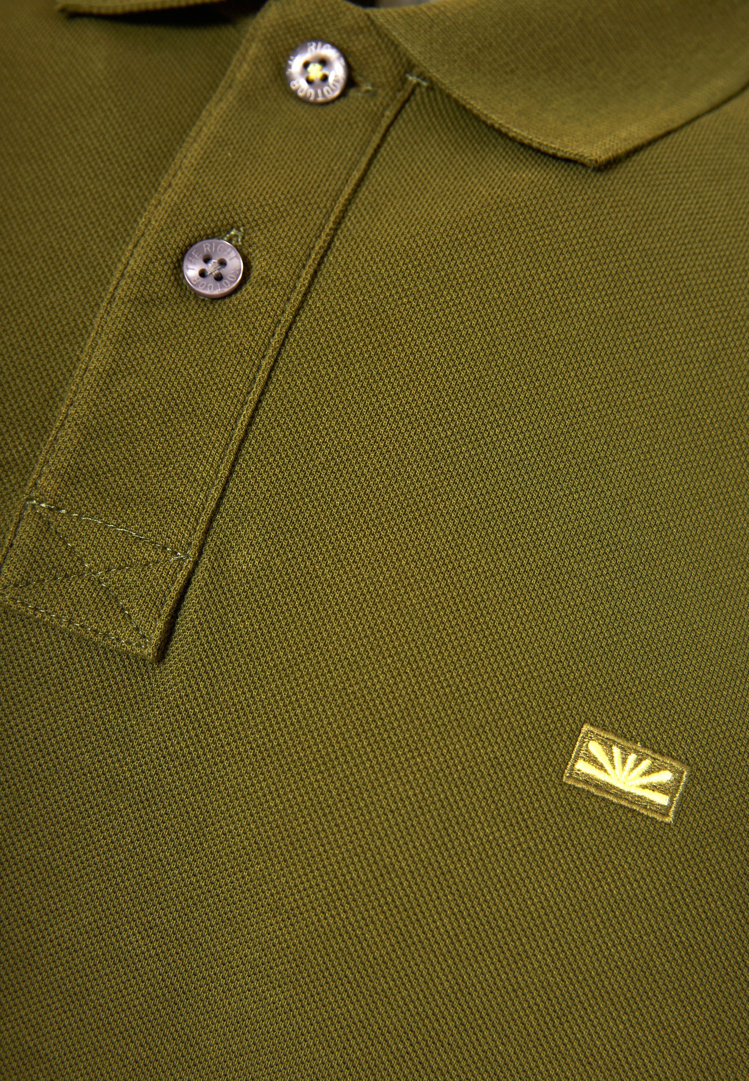 Men's Polo Shirts Funky Buddha Khaki