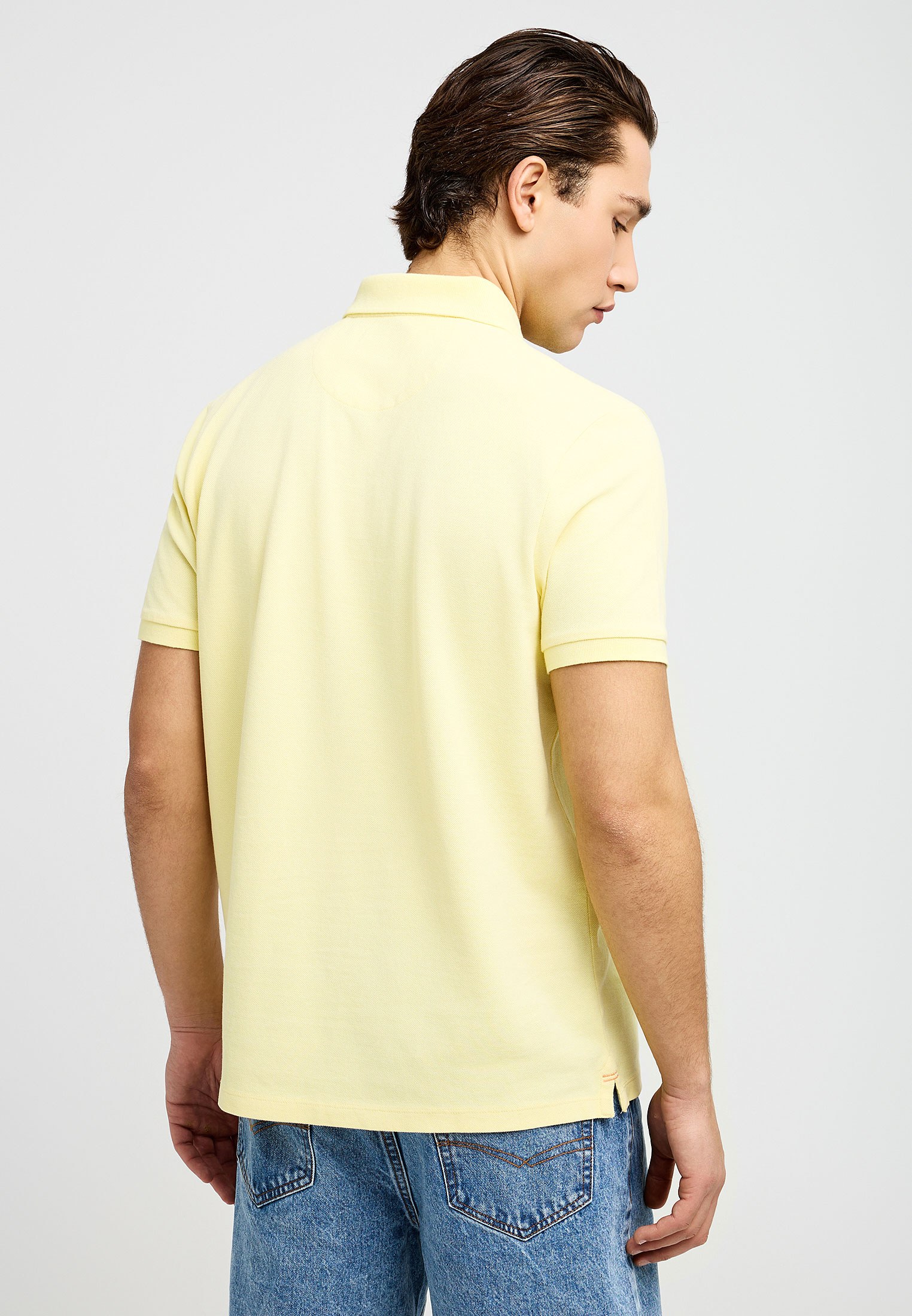 Men's Polo Shirts Funky Buddha Yellow