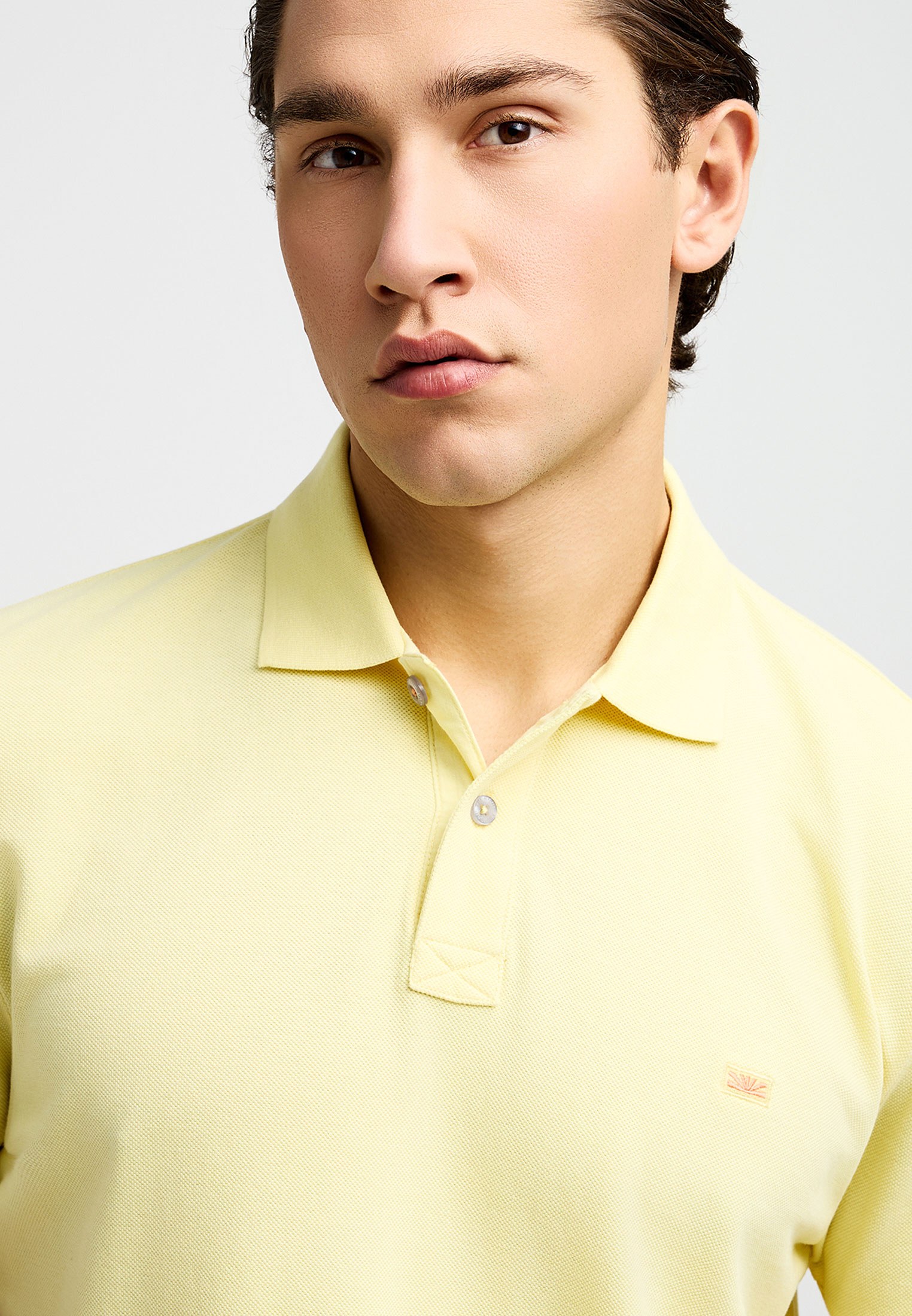 Men's Polo Shirts Funky Buddha Yellow