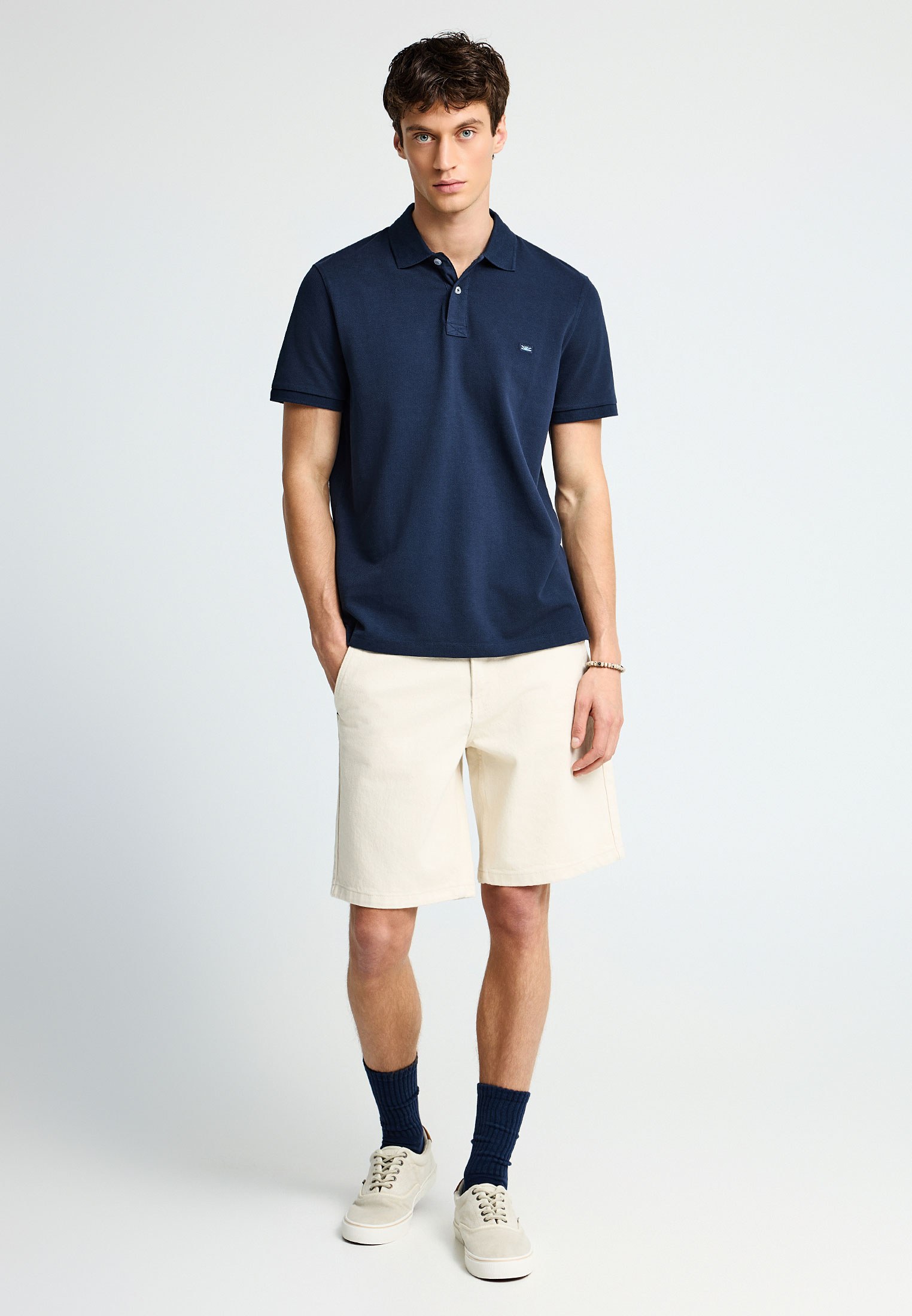 Men's Polo Shirts Funky Buddha Navy