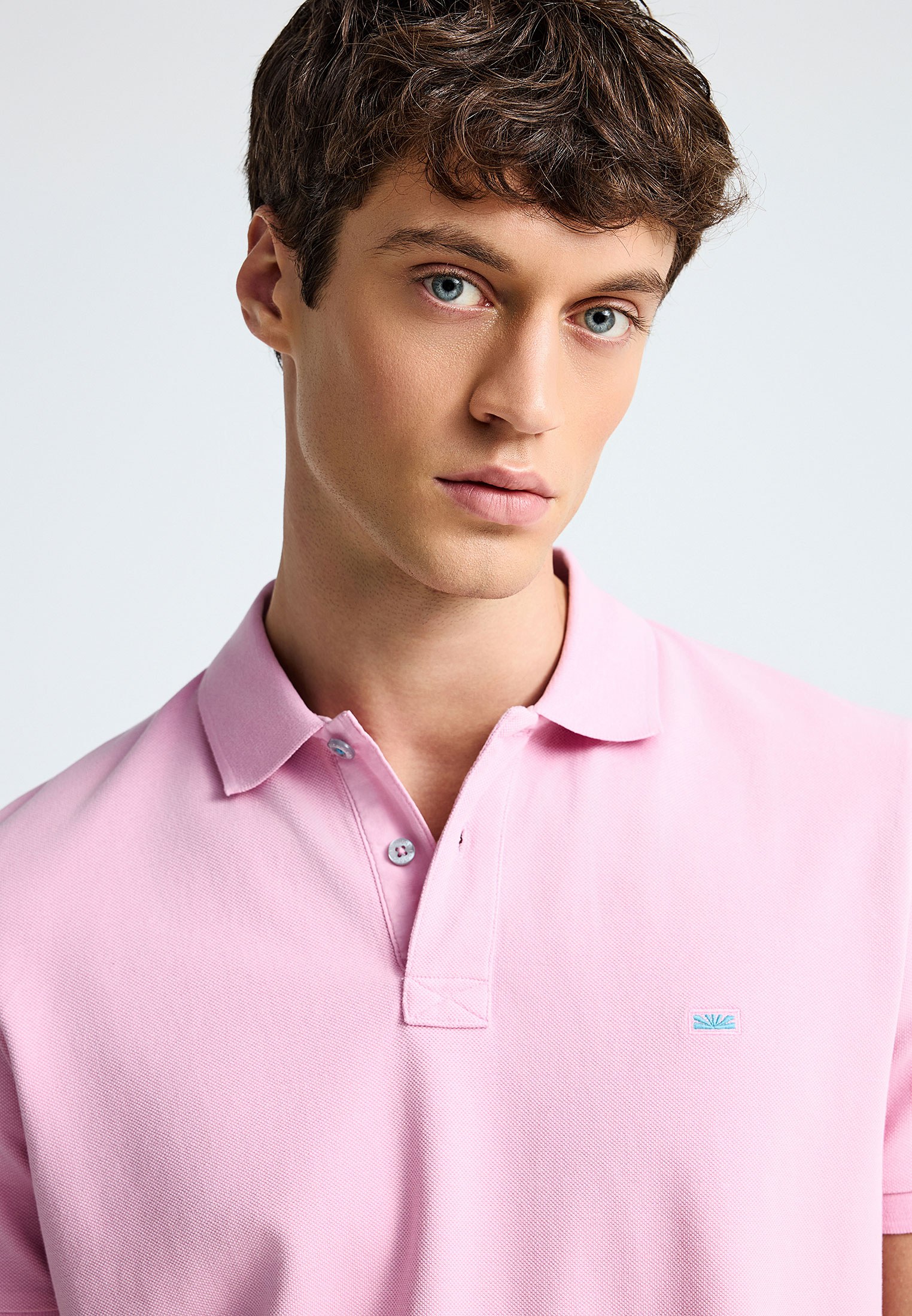 Men's Polo Shirts Funky Buddha Pink