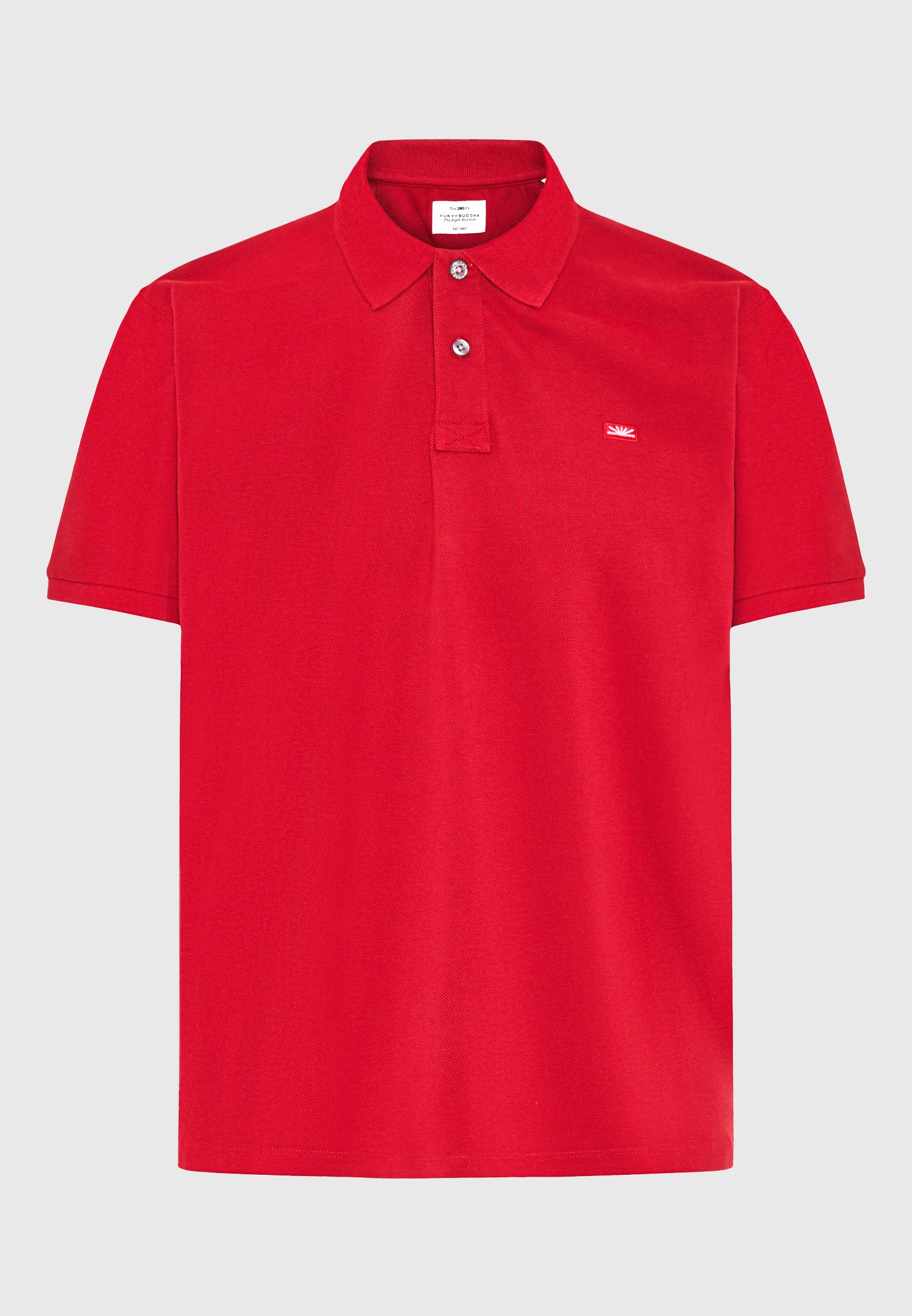 Men's Polo Shirts Funky Buddha Red