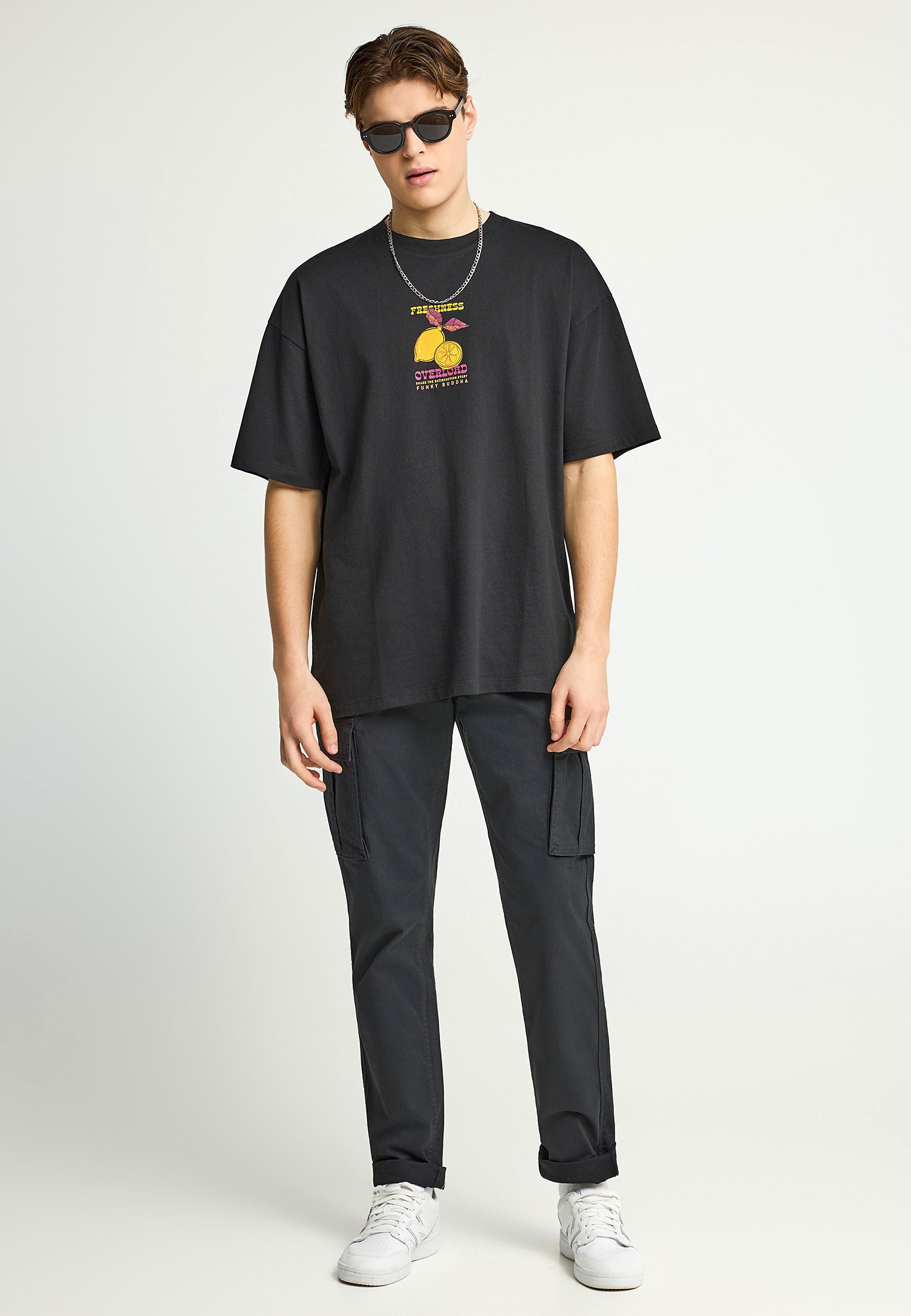 Men's Trousers Funky Buddha Black