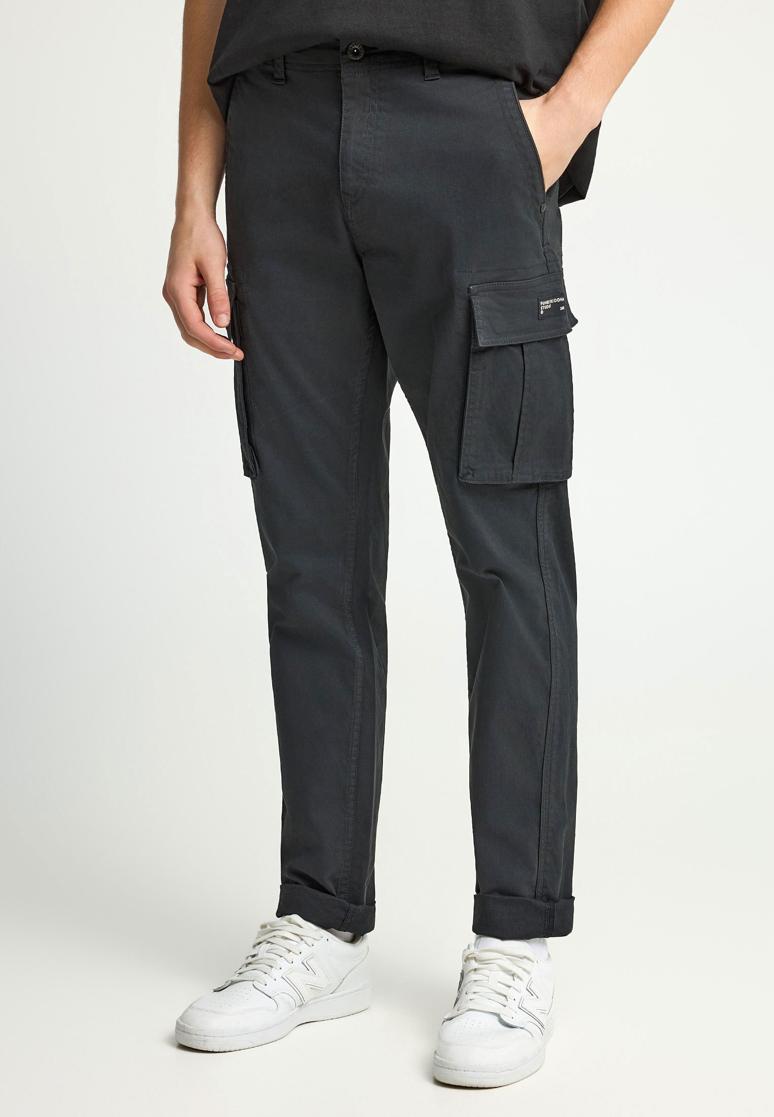 Men's Trousers Funky Buddha Black