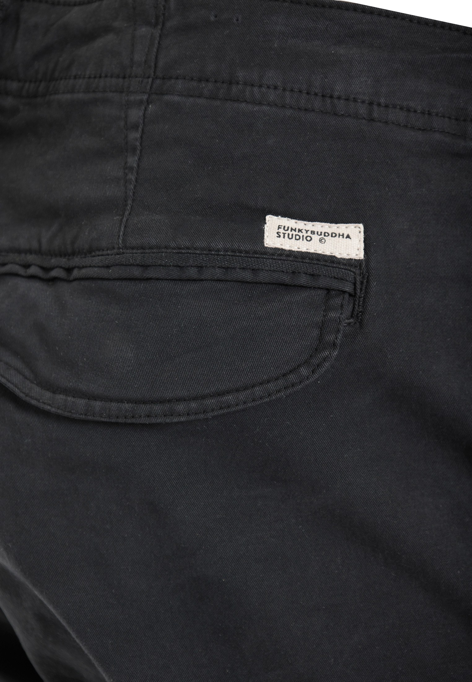 Men's Trousers Funky Buddha Black