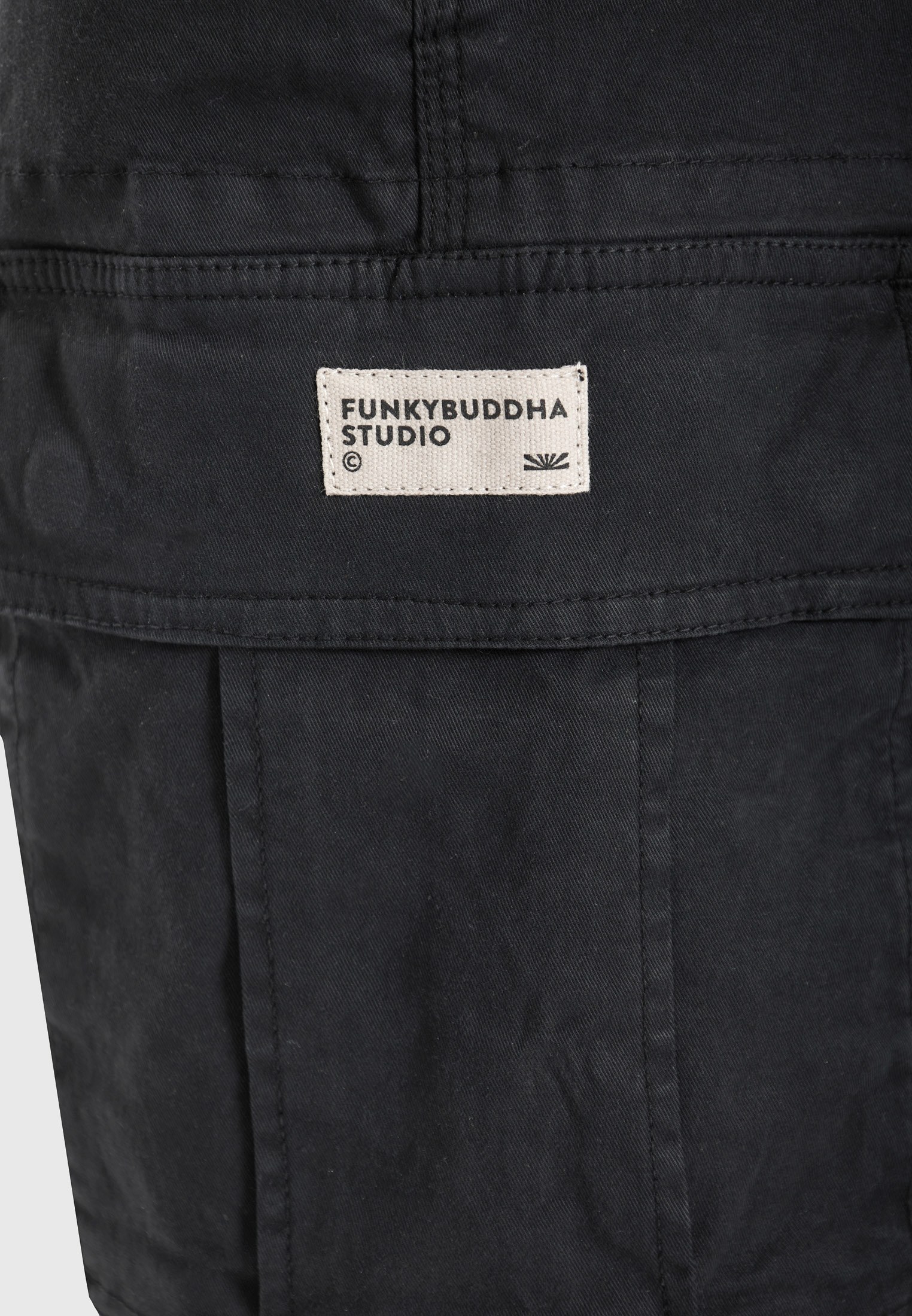 Men's Trousers Funky Buddha Black