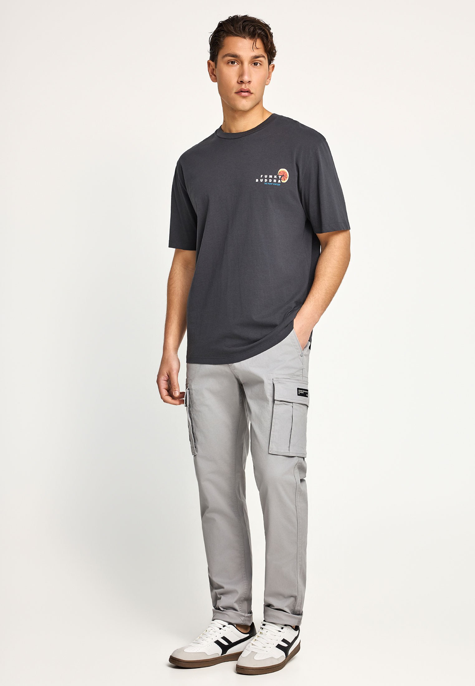 Men's Trousers Funky Buddha Gray