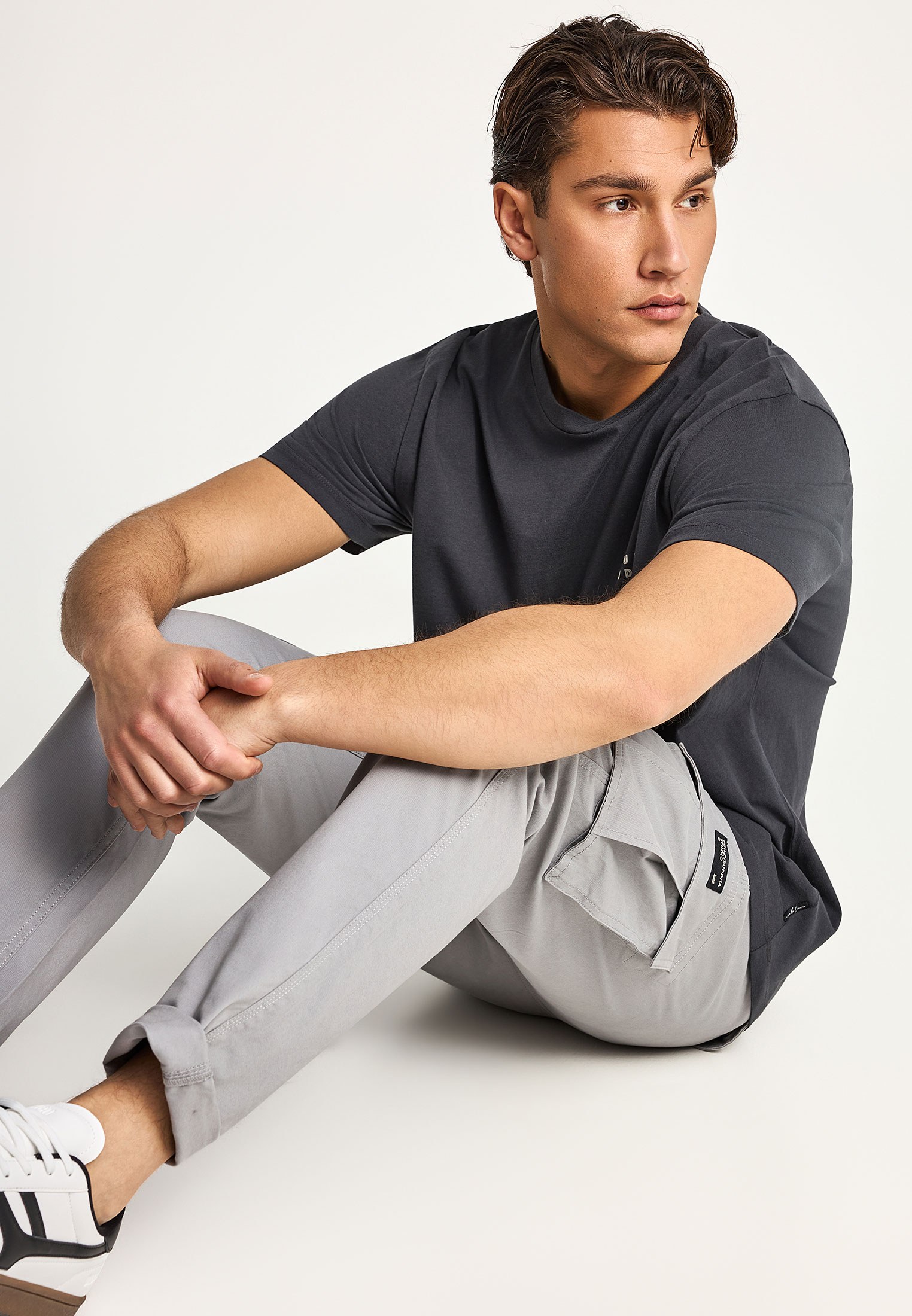 Men's Trousers Funky Buddha Gray