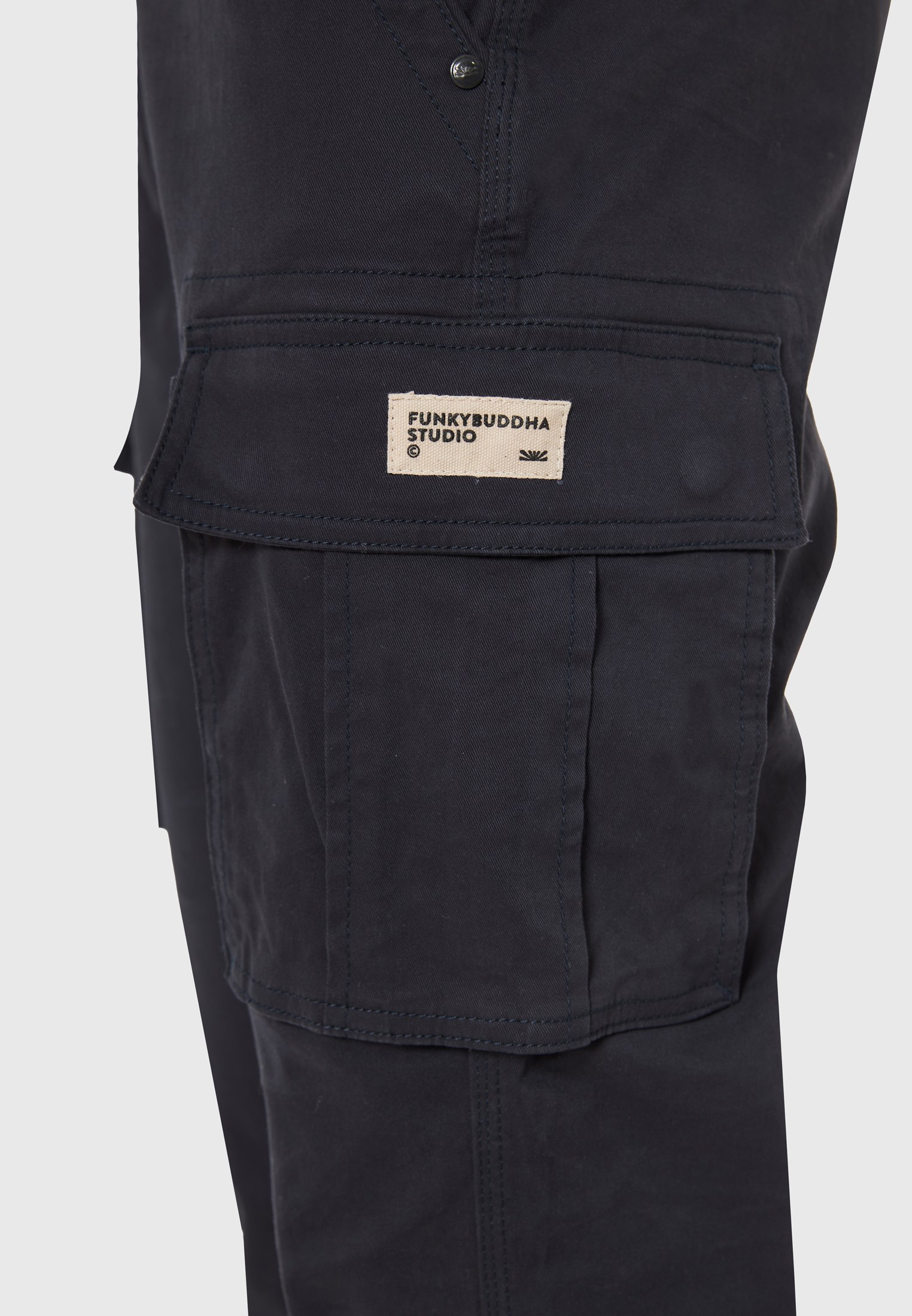 Men's Trousers Funky Buddha Navy