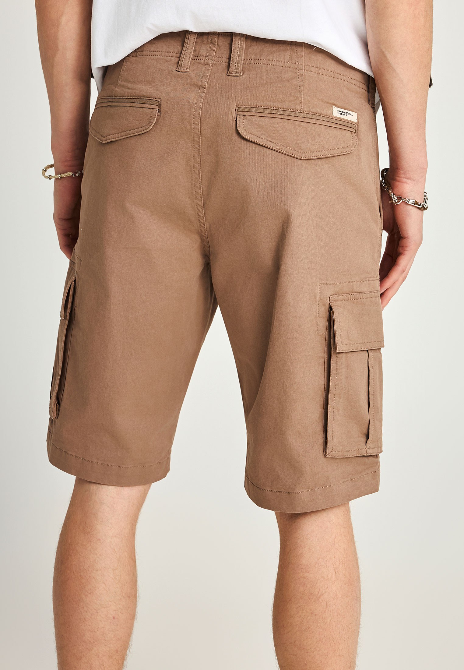 Men's Shorts Funky Buddha Brown