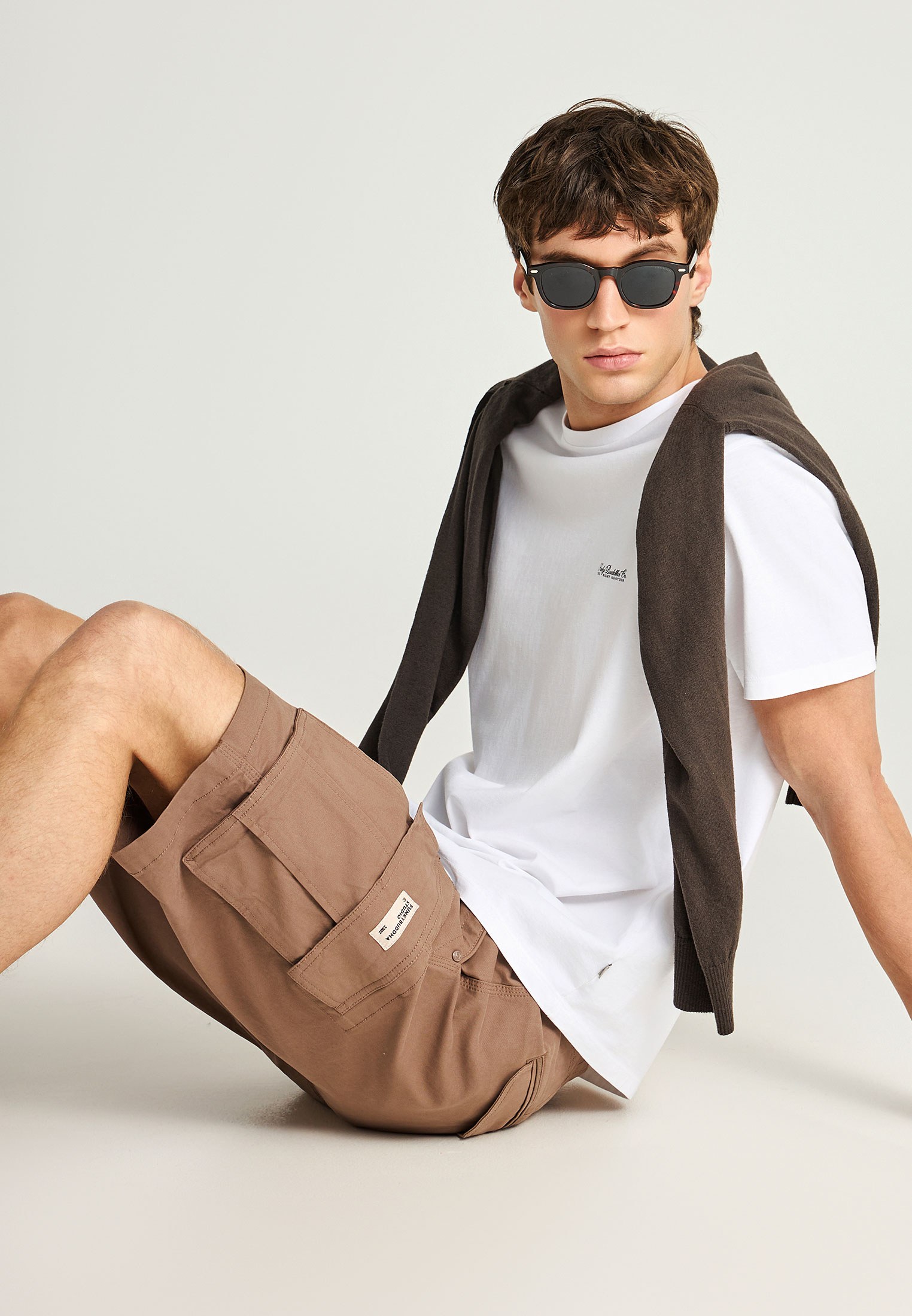 Men's Shorts Funky Buddha Brown