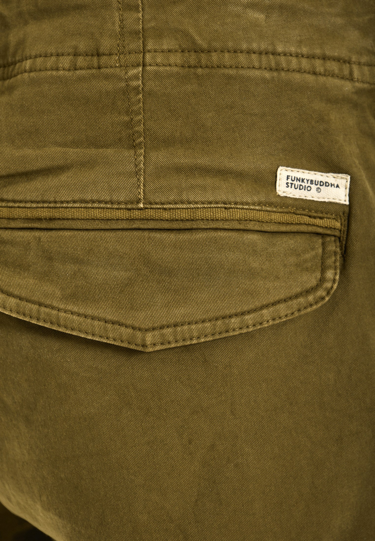 Men's Shorts Funky Buddha Olive