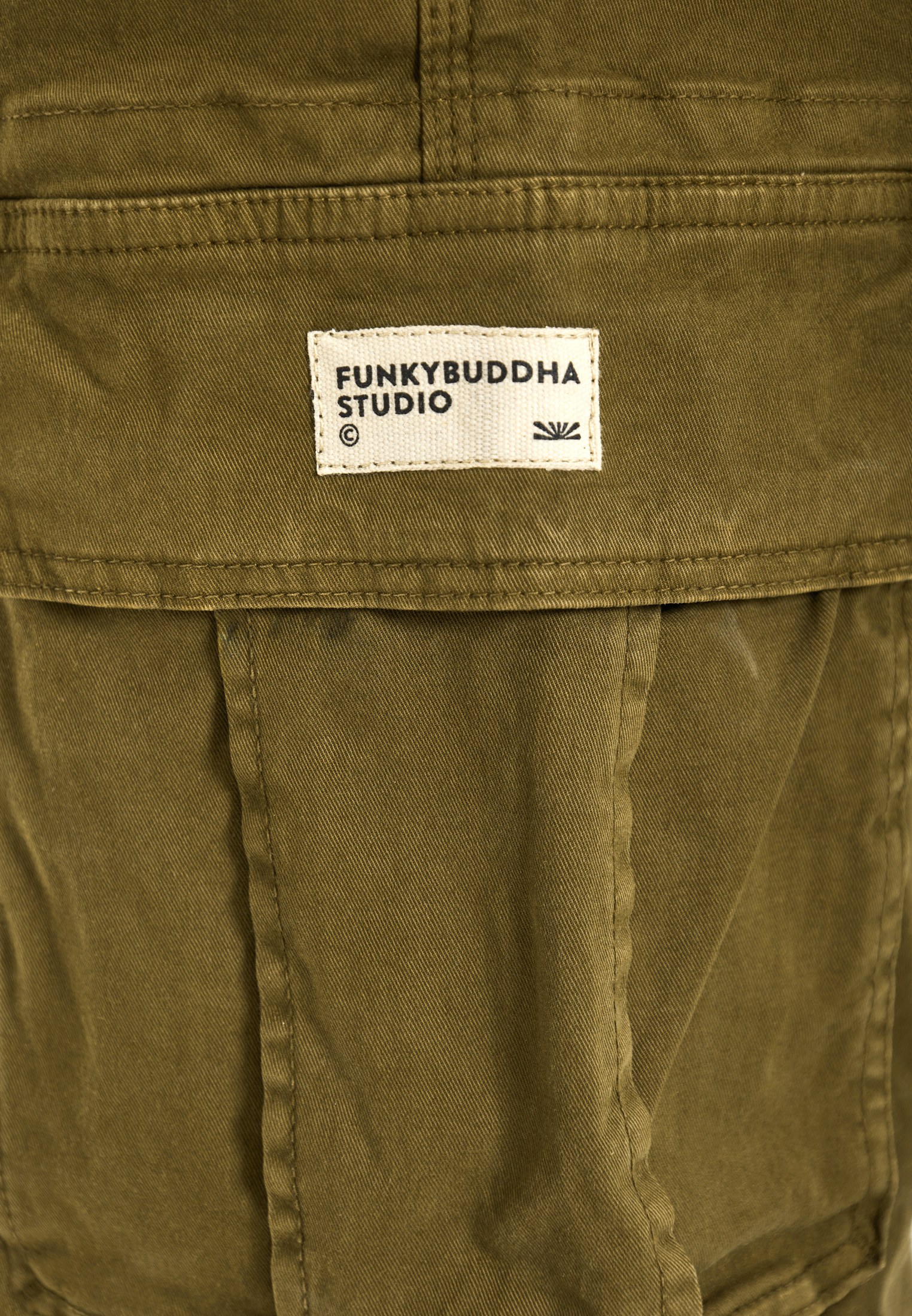 Men's Shorts Funky Buddha Olive