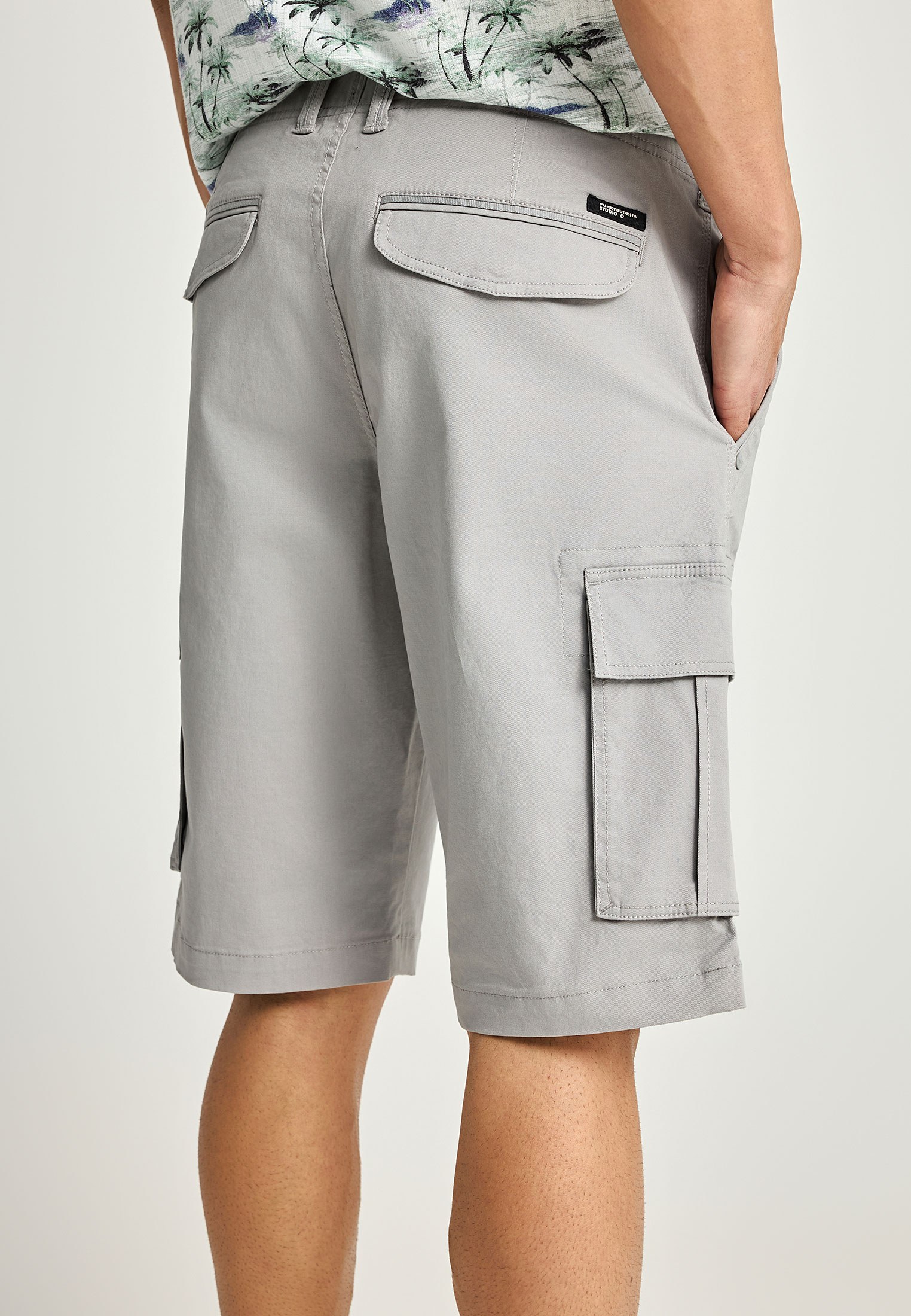 Men's Shorts Funky Buddha Gray