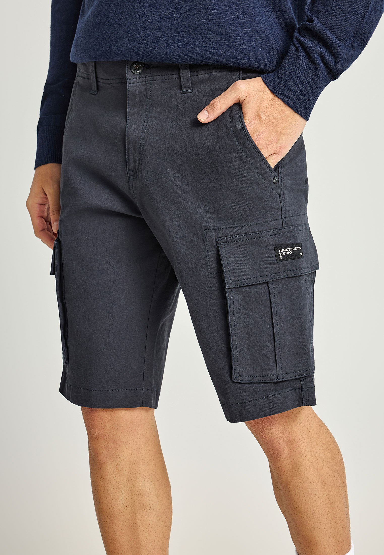 Men's Shorts Funky Buddha Navy