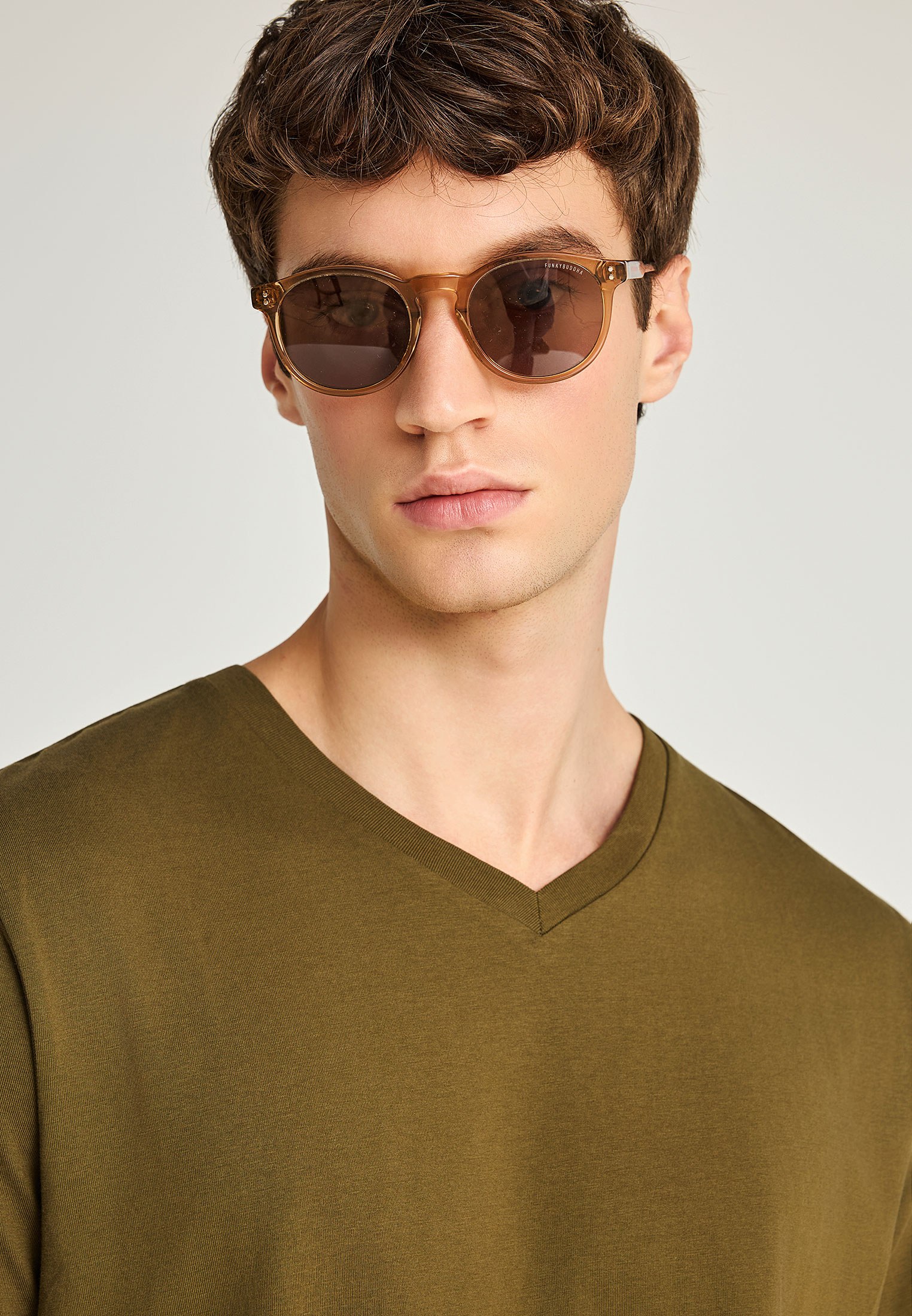 Men's T-Shirts Funky Buddha Olive