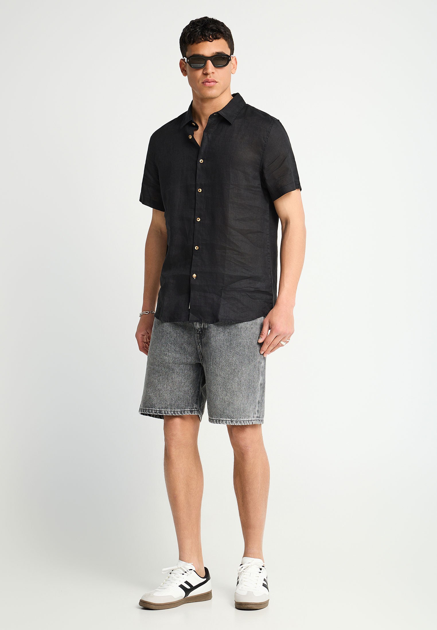 Men's Shirts Funky Buddha Black