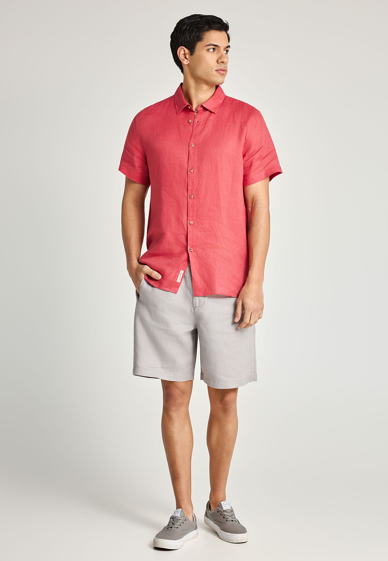 Men's Shirts Funky Buddha Pink