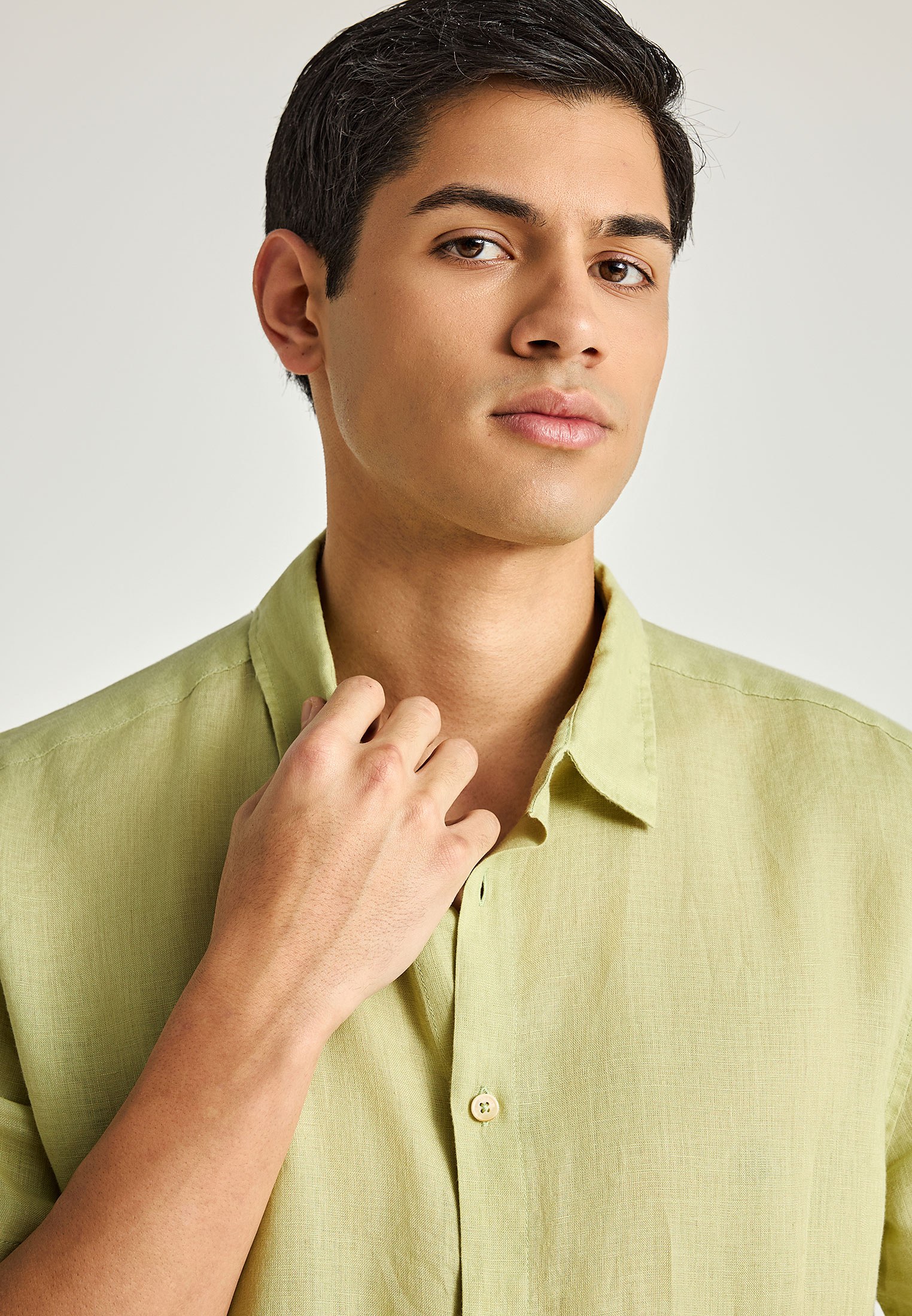 Men's Shirts Funky Buddha Green