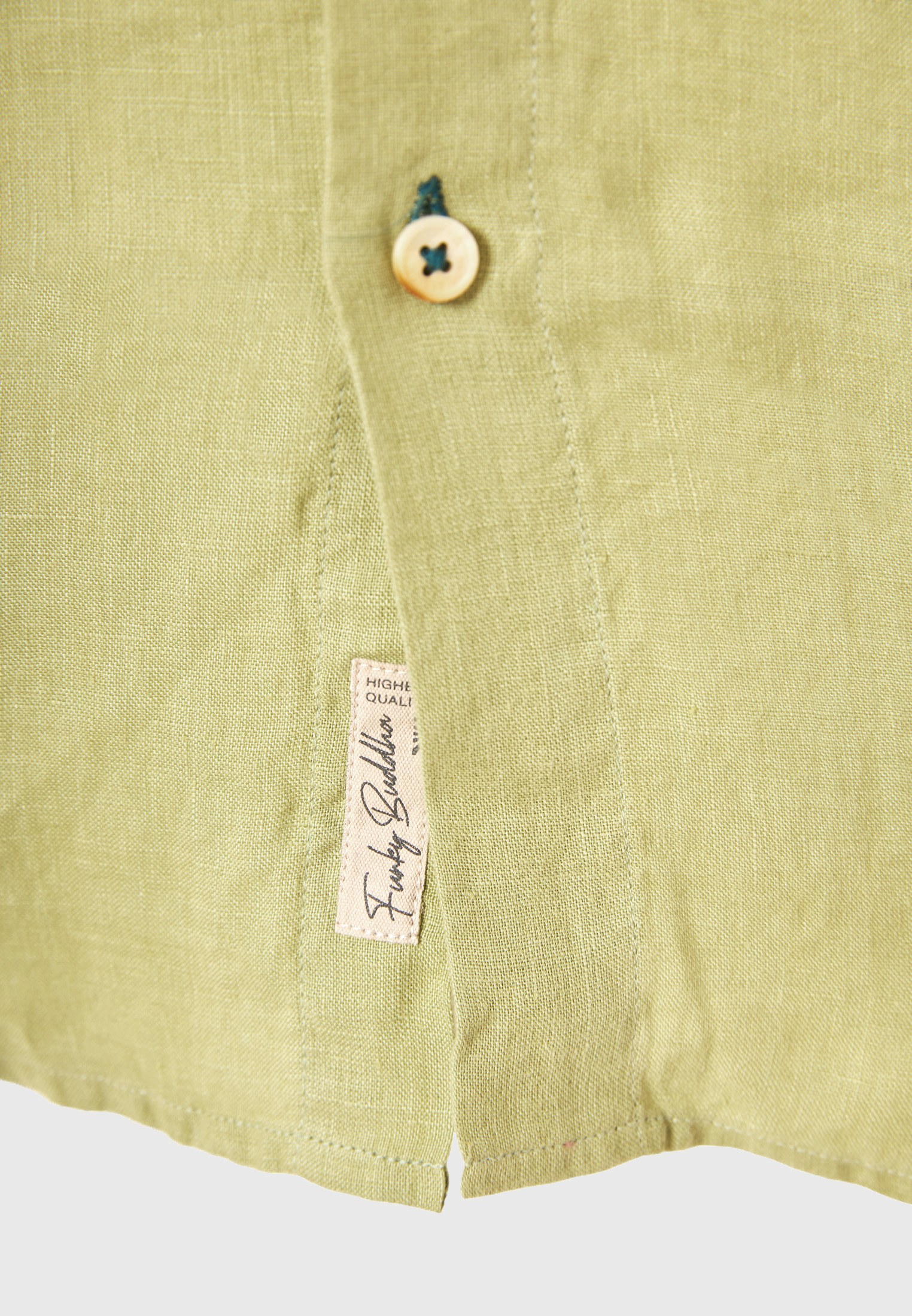 Men's Shirts Funky Buddha Green