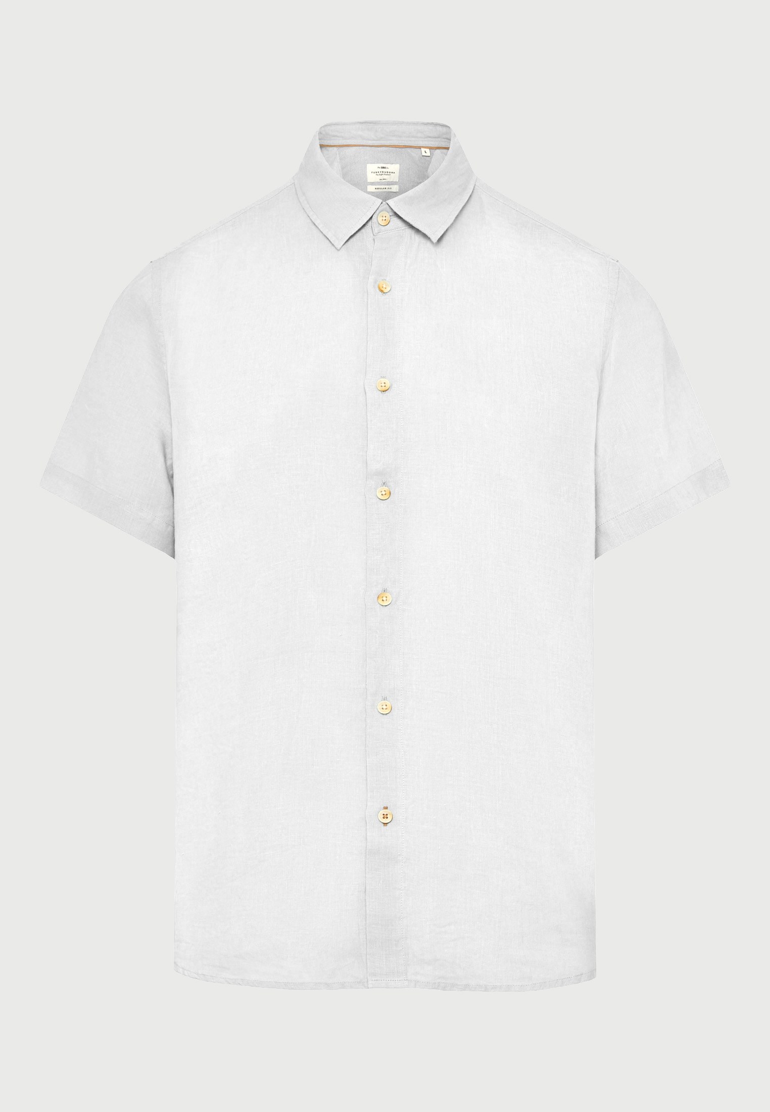 Ανδρικό λινό πουκάμισο με κοντό μανίκι - The essentials