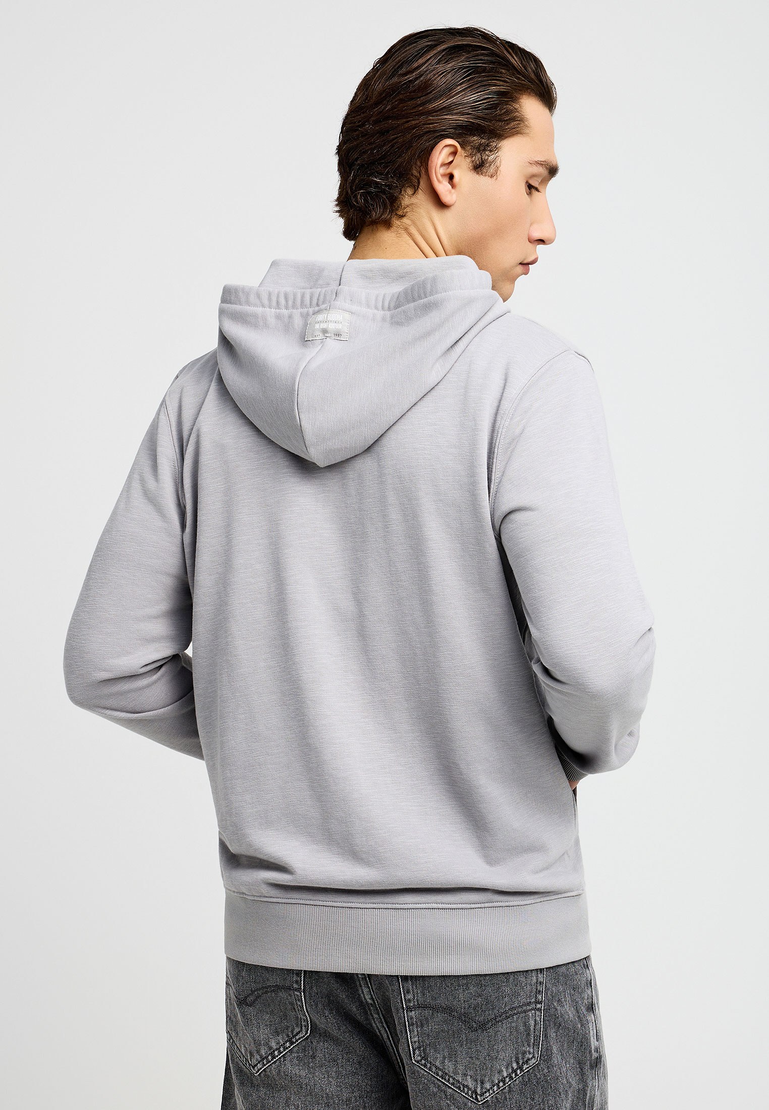 Men's Hoodies & Sweatshirts Funky Buddha Gray