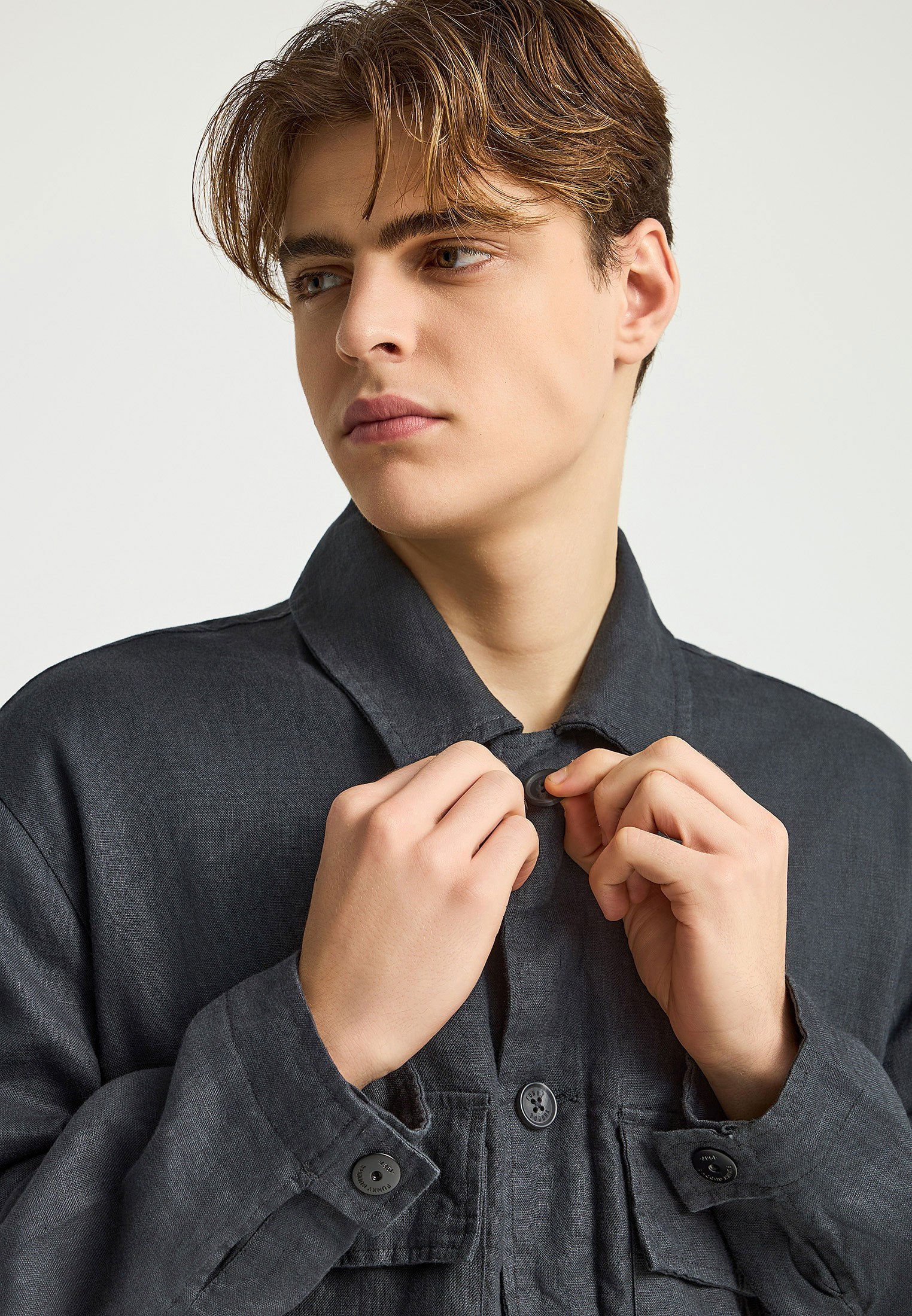 Men's Jackets Funky Buddha Gray