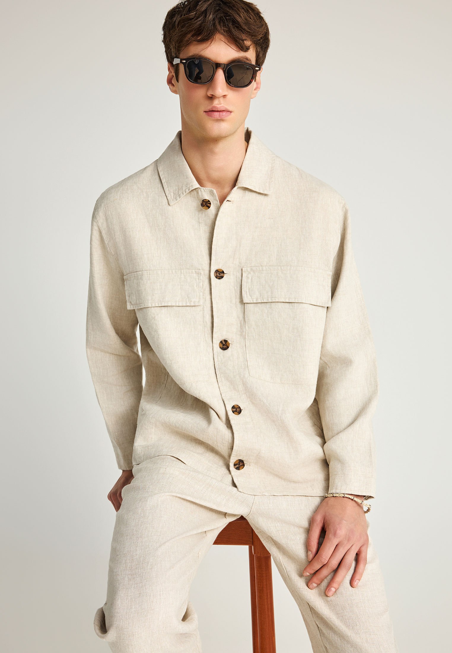 Men's Jackets Funky Buddha White