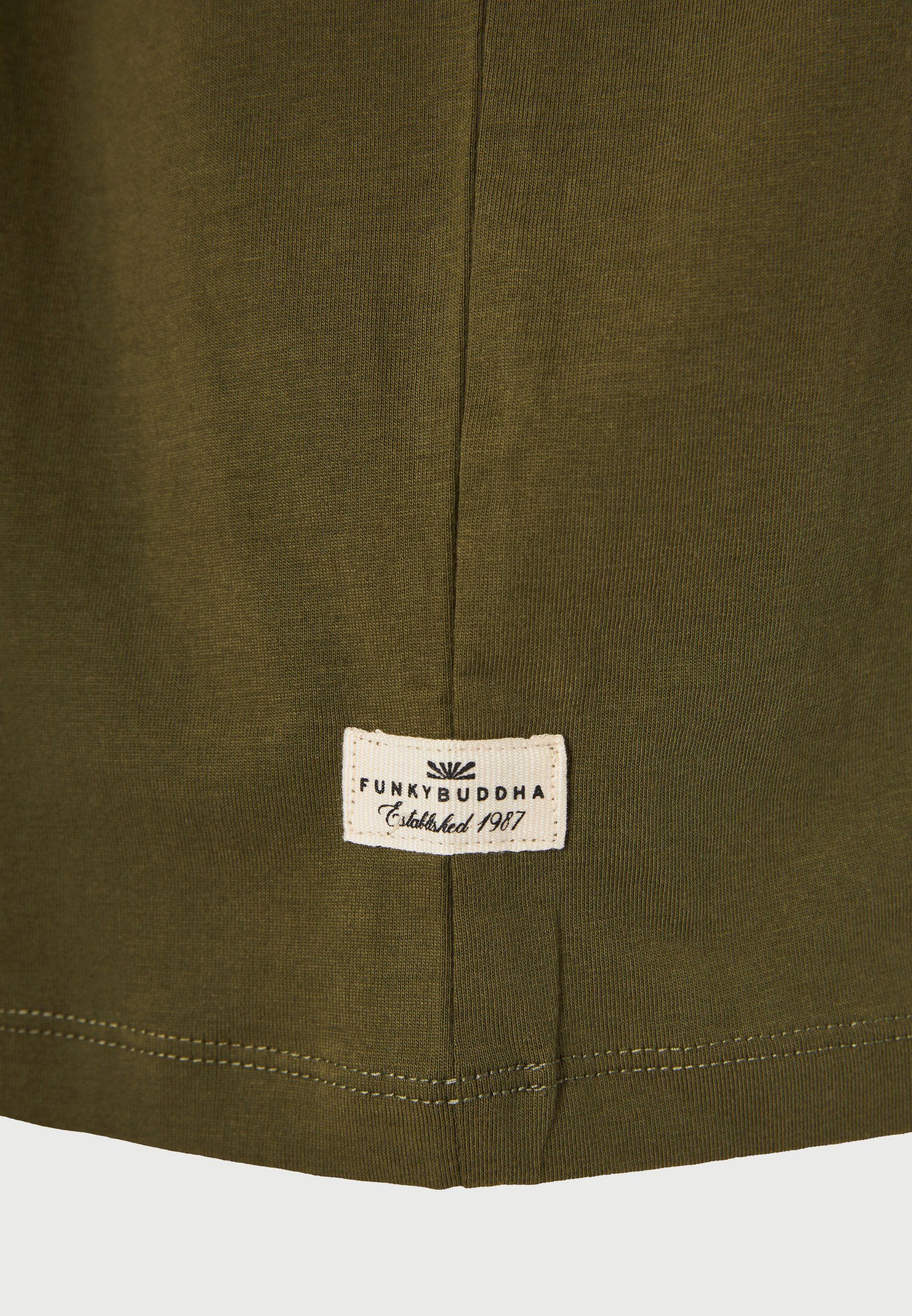 Men's T-Shirts Funky Buddha Khaki