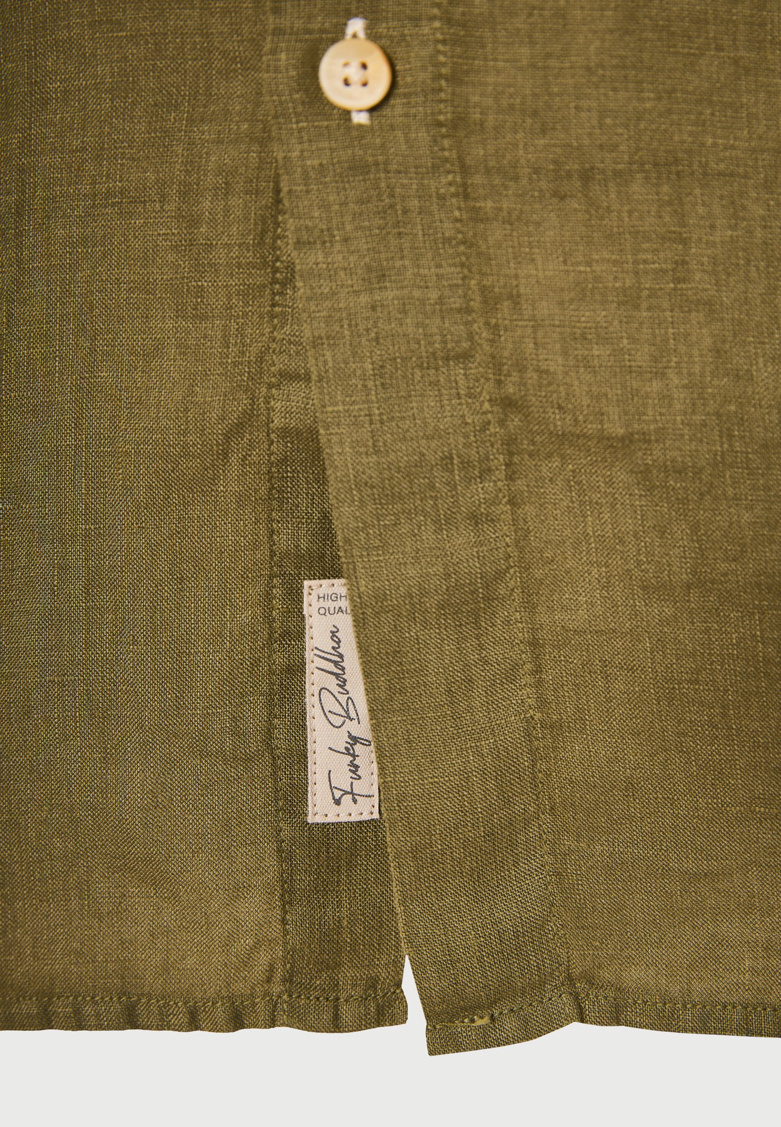 Men's Shirts Funky Buddha Khaki