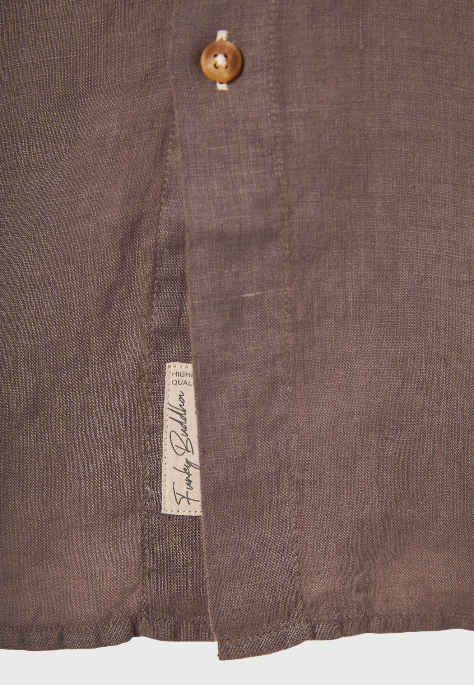 Men's Shirts Funky Buddha Beige