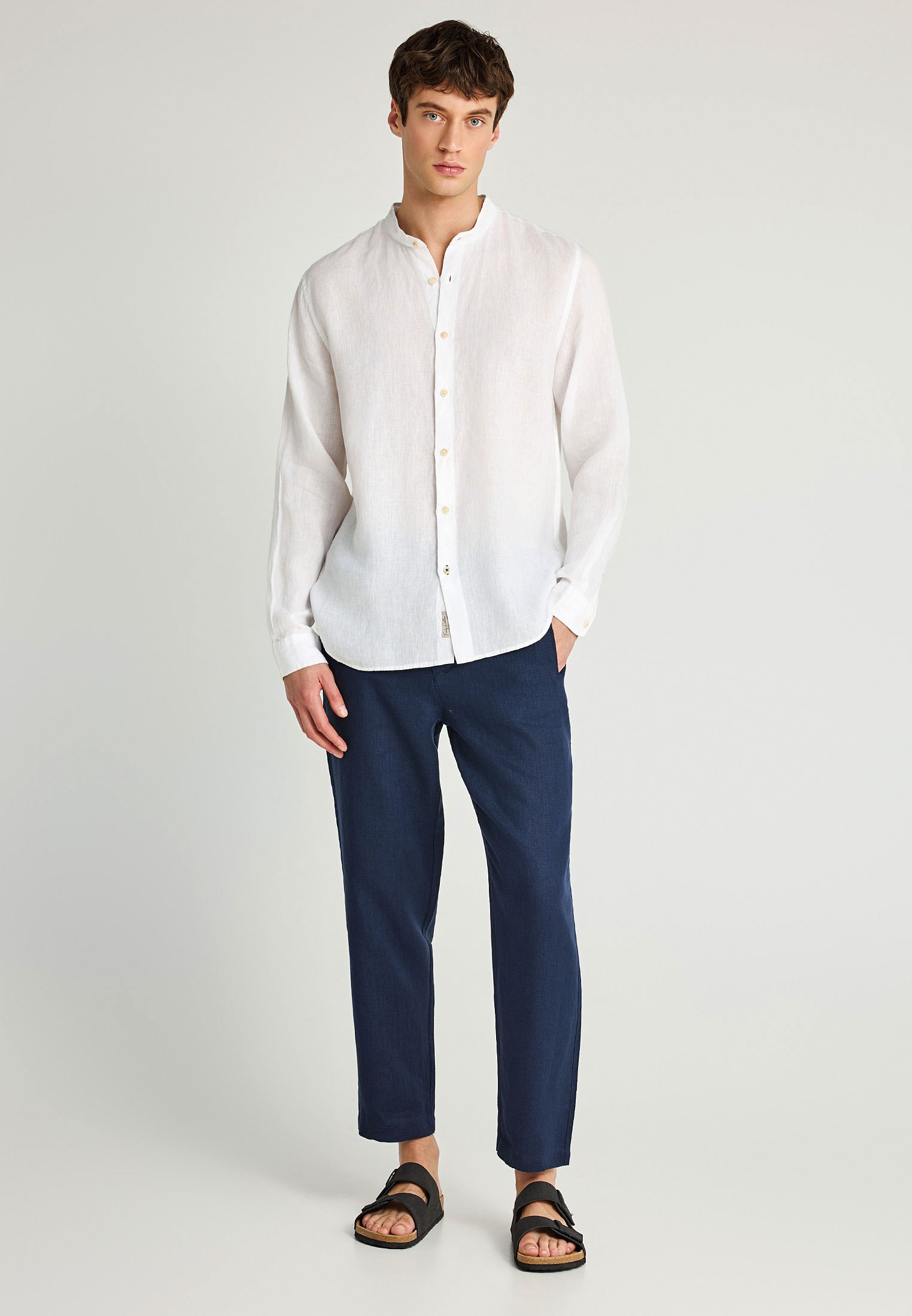 Men's Shirts Funky Buddha White