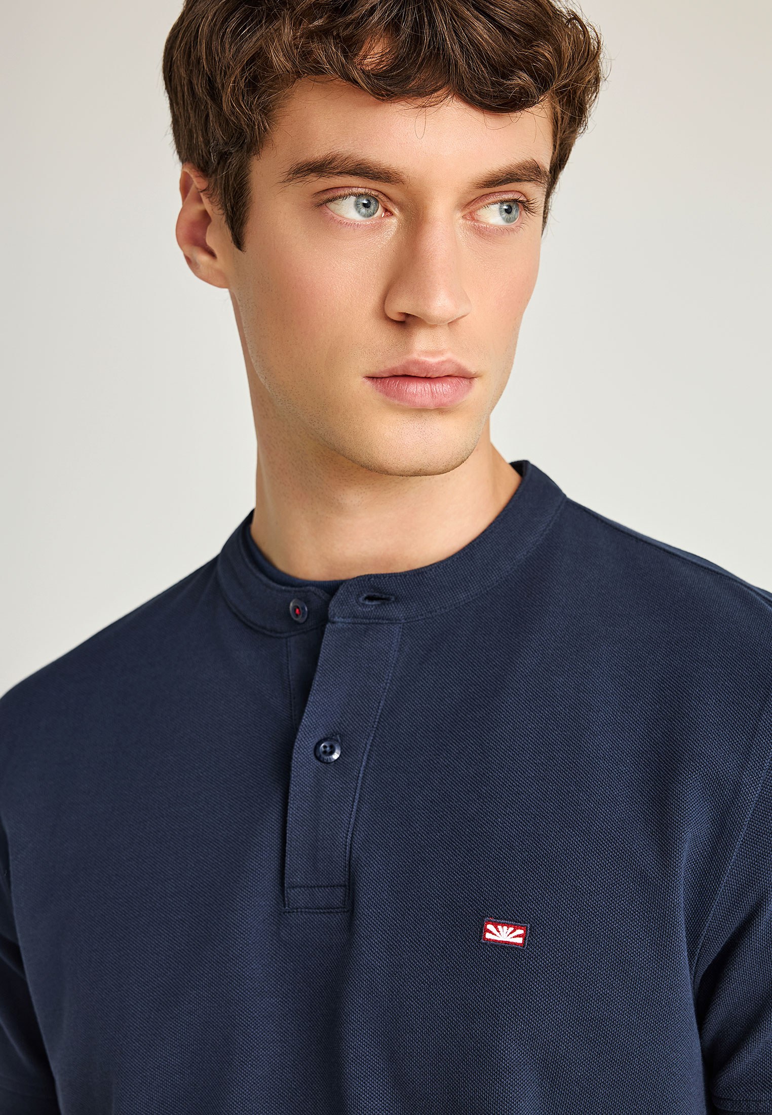 Men's Polo Shirts Funky Buddha Navy