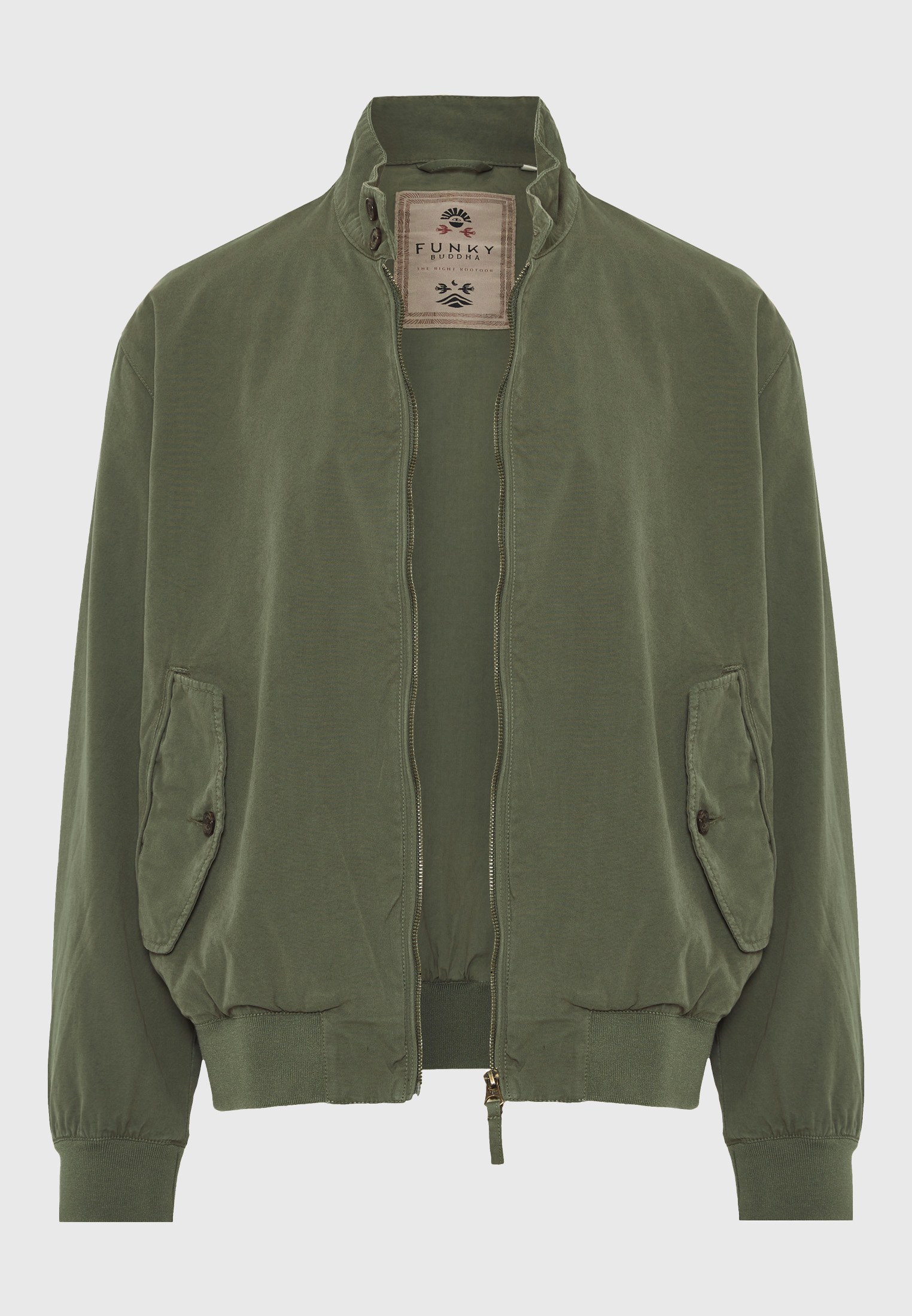 Men's Jackets Funky Buddha Green