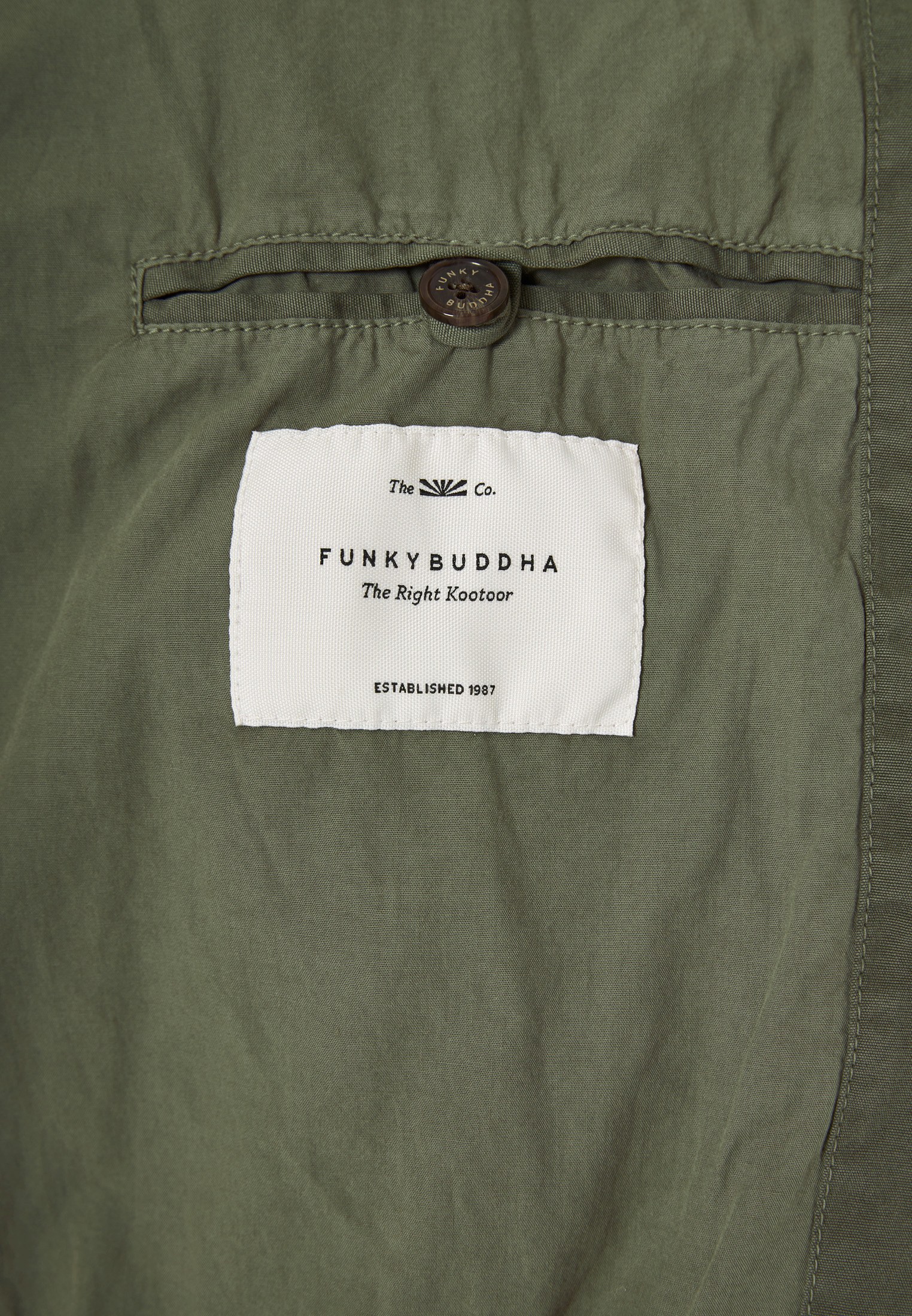 Men's Jackets Funky Buddha Green