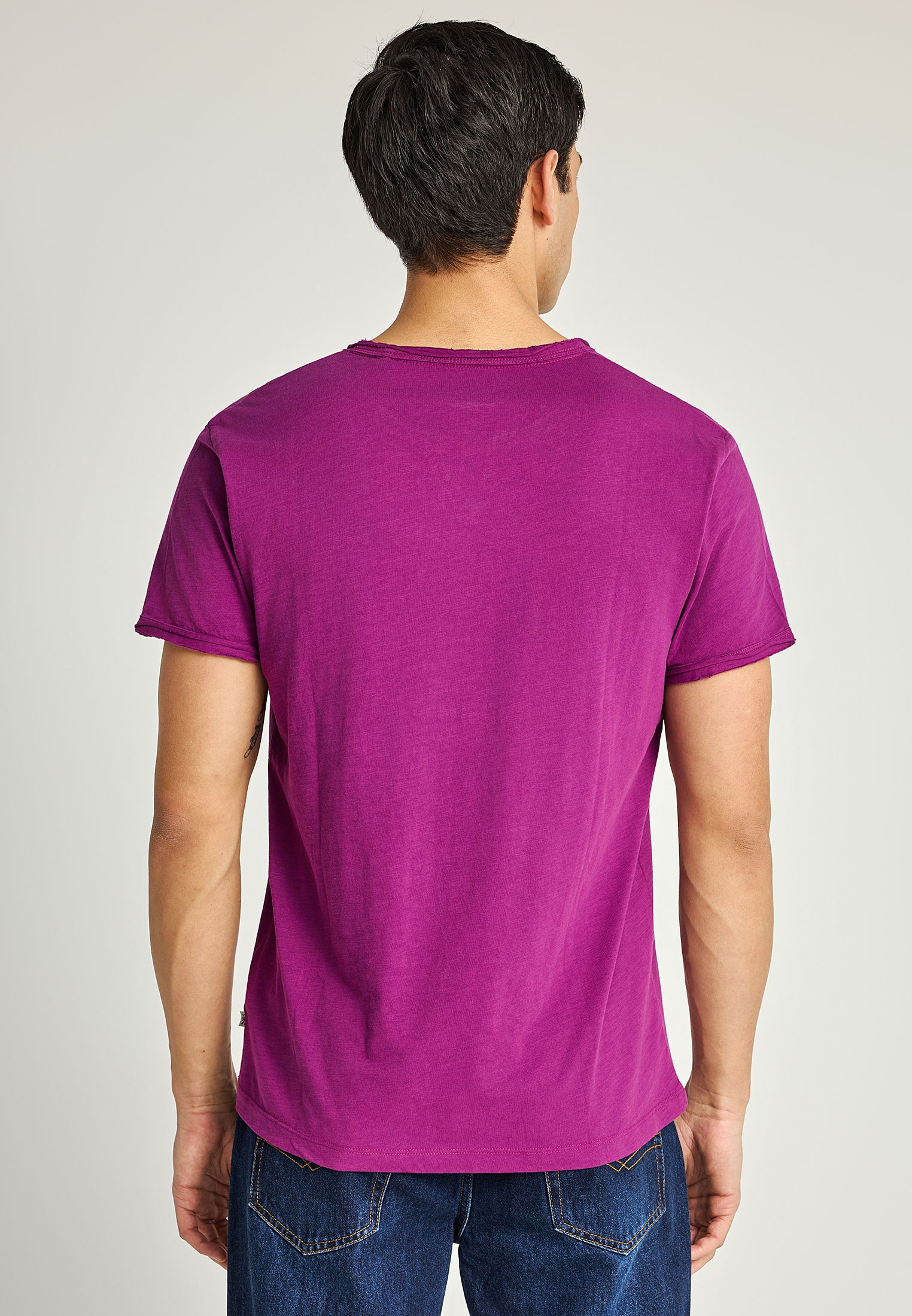 Men's T-Shirts Funky Buddha Purple