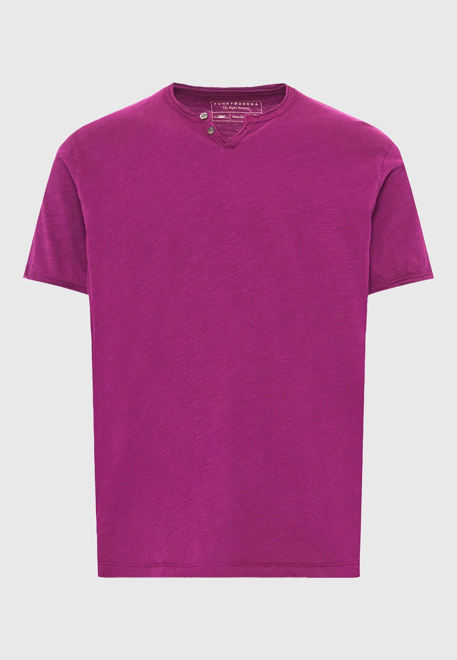 Men's T-Shirts Funky Buddha Purple