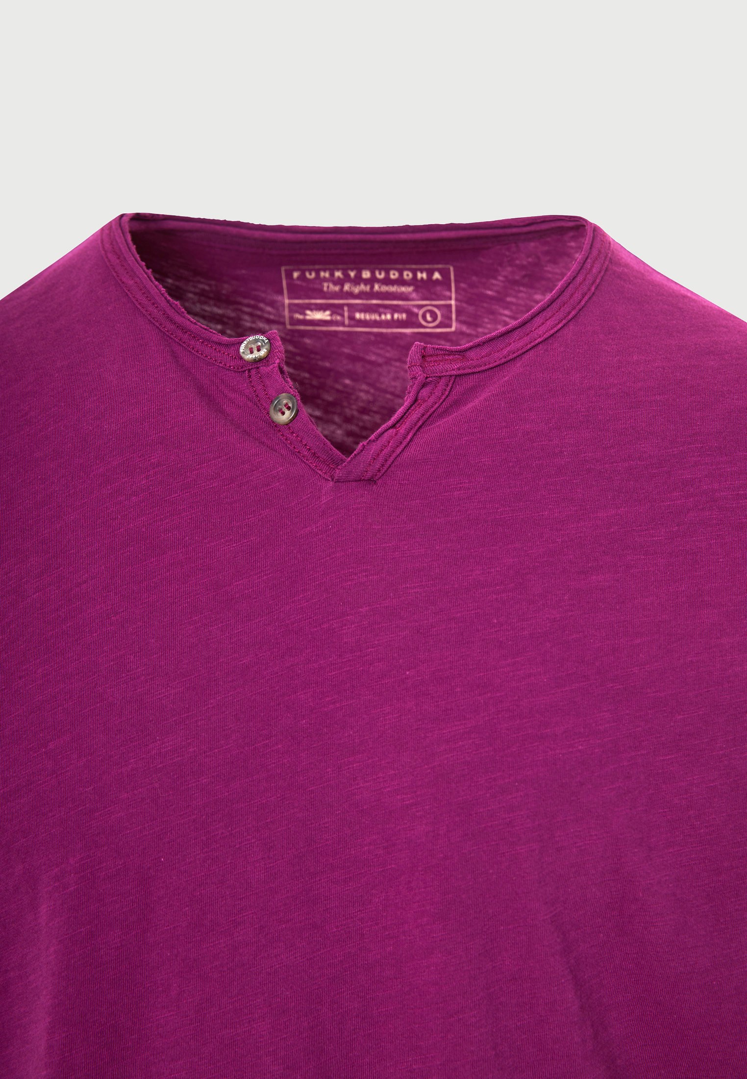 Men's T-Shirts Funky Buddha Purple