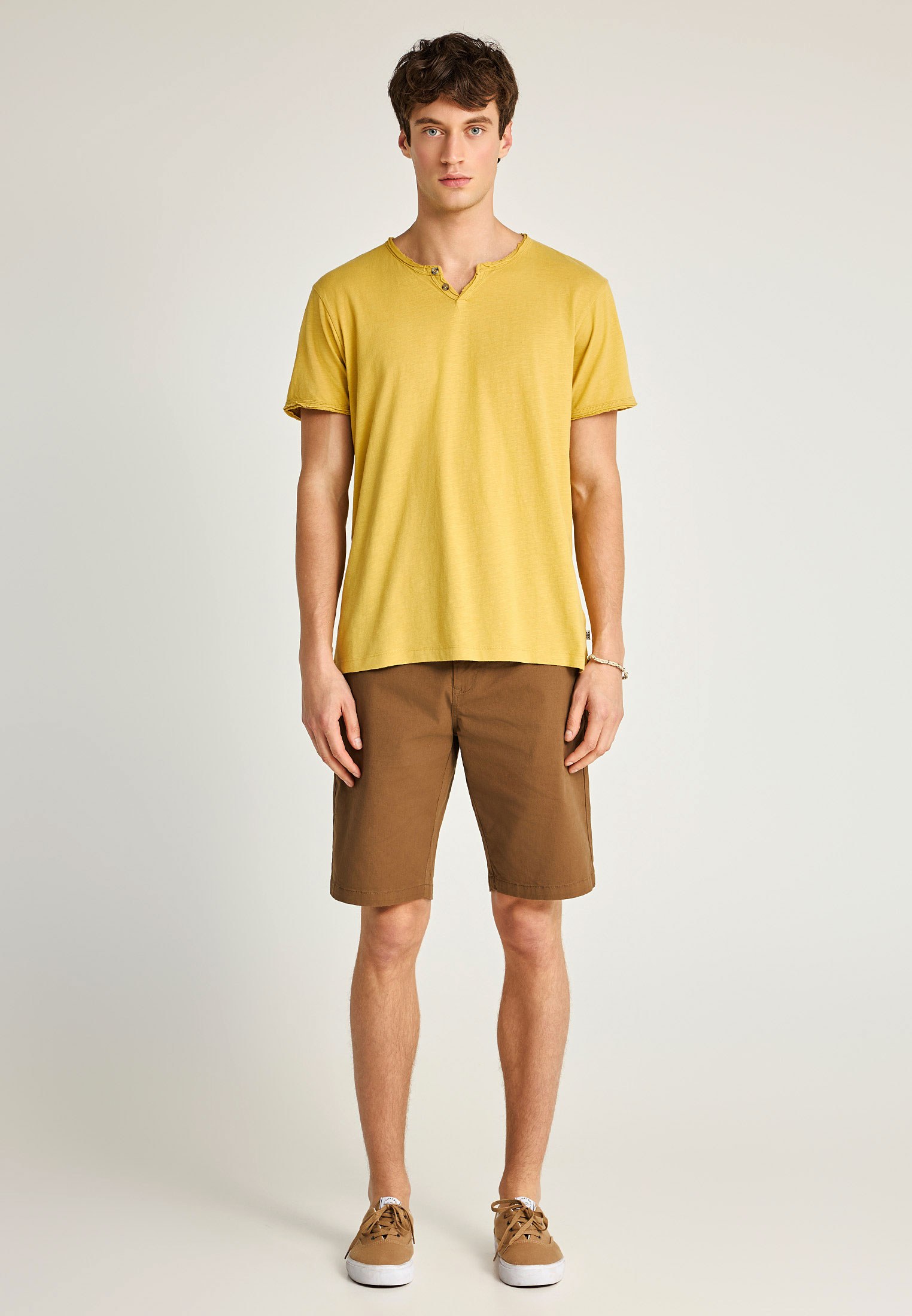 Men's T-Shirts Funky Buddha Yellow