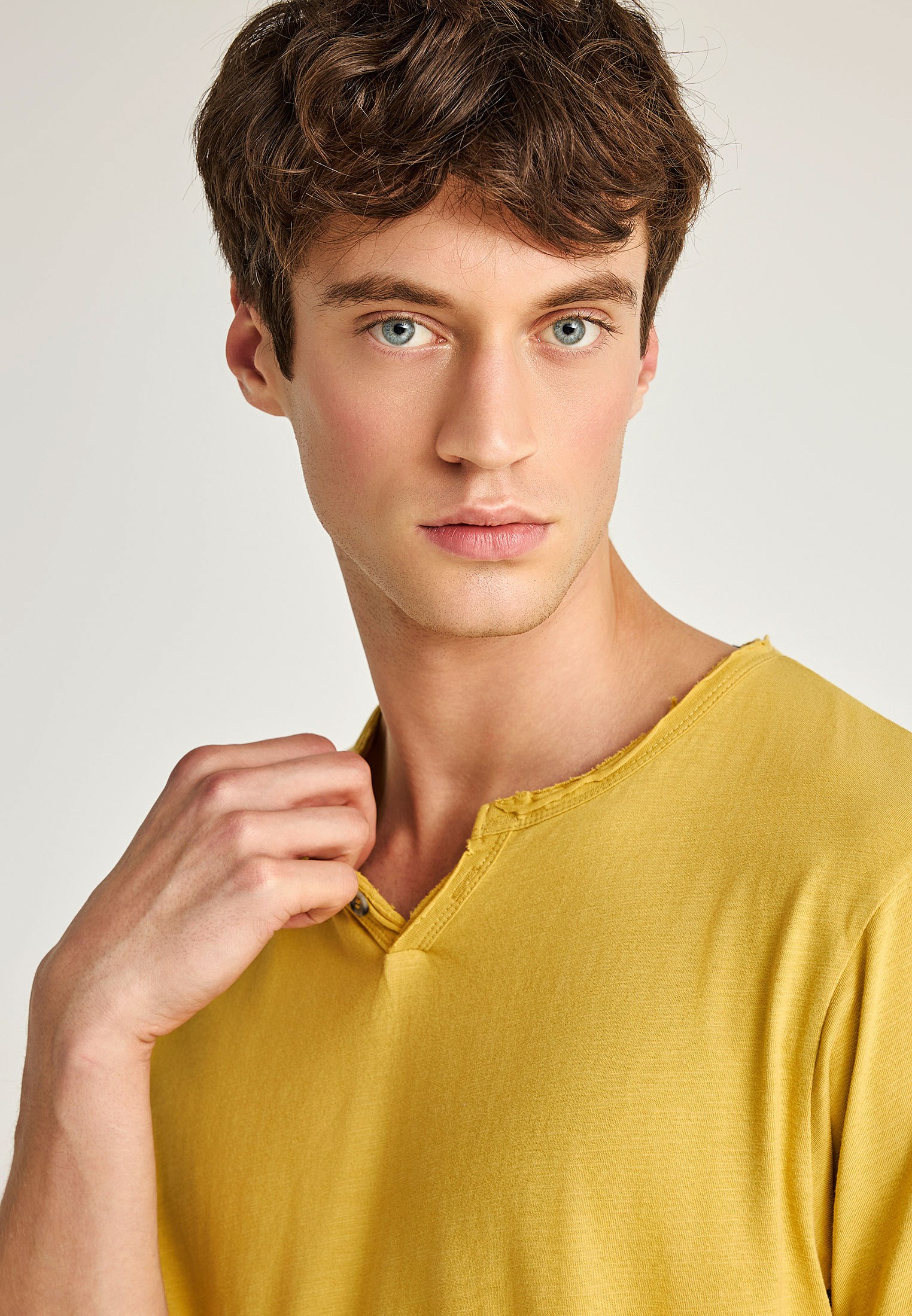 Men's T-Shirts Funky Buddha Yellow