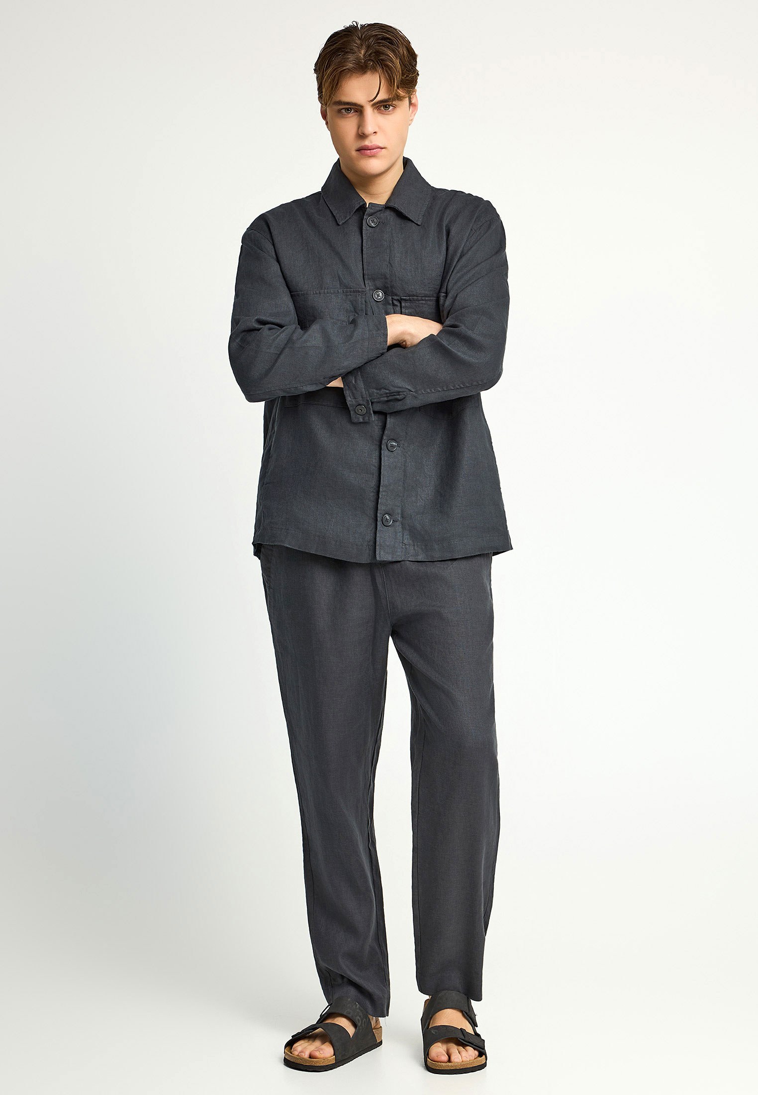 Men's Trousers Funky Buddha Gray