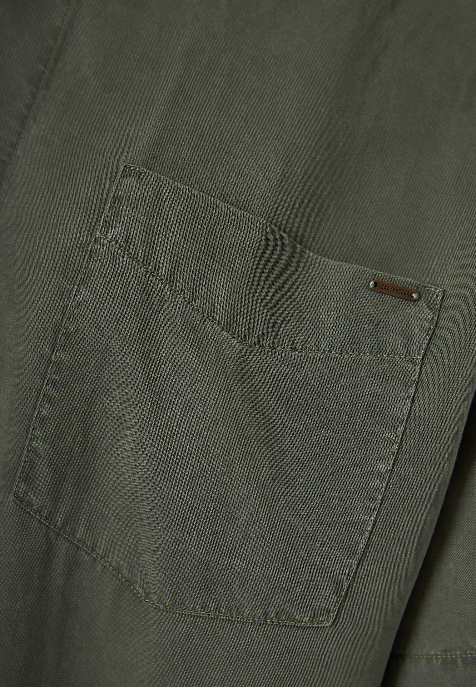 Men's Shirts Funky Buddha Green