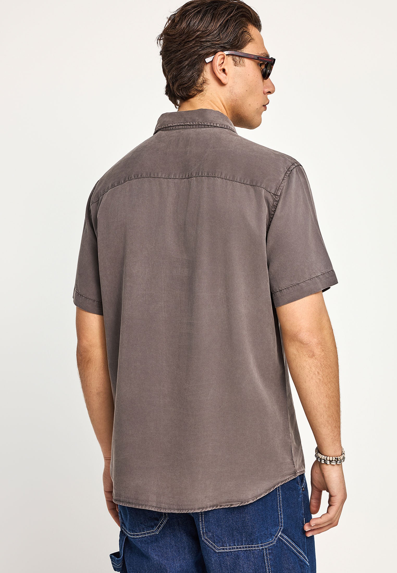 Men's Shirts Funky Buddha Beige