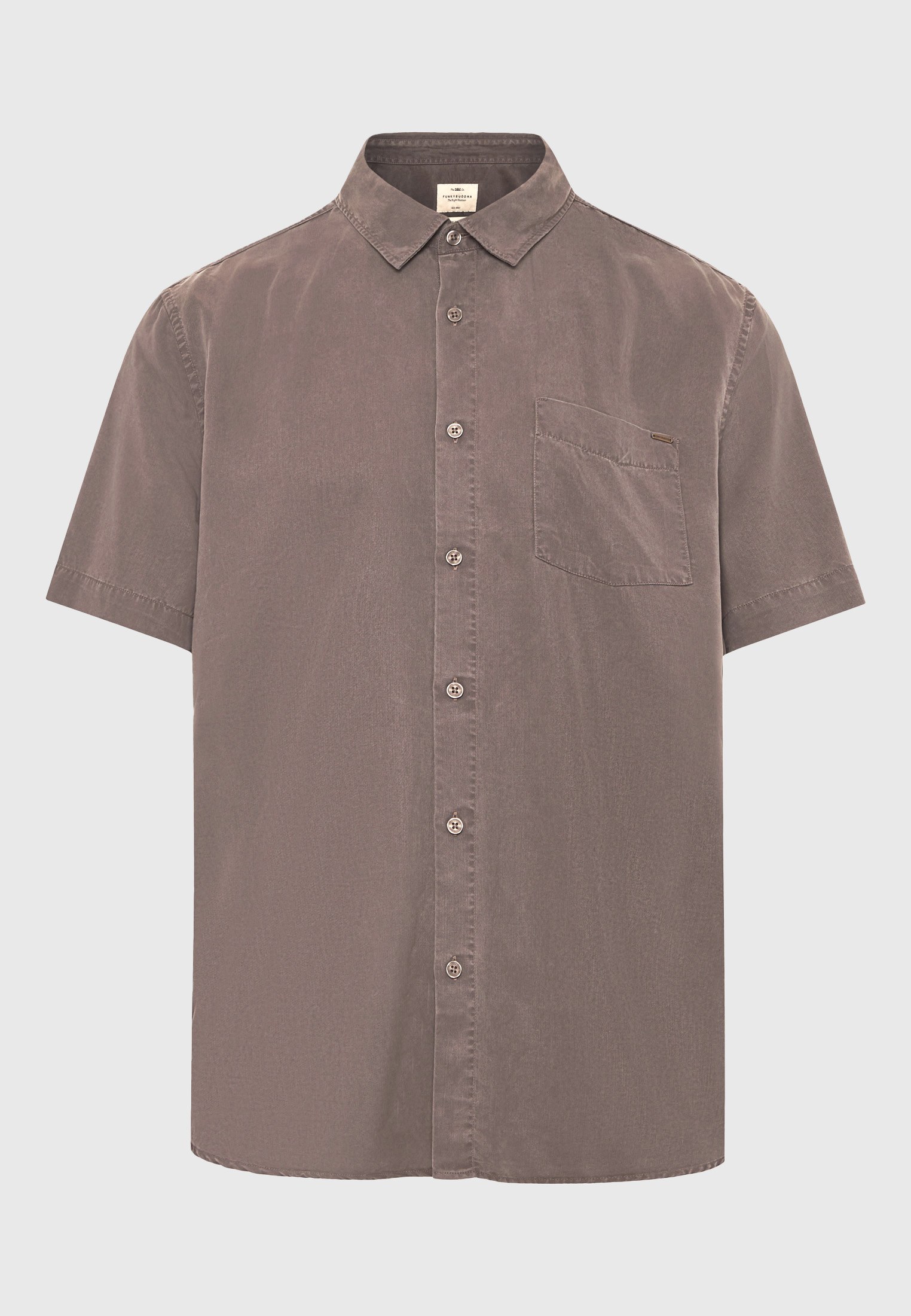 Men's Shirts Funky Buddha Beige